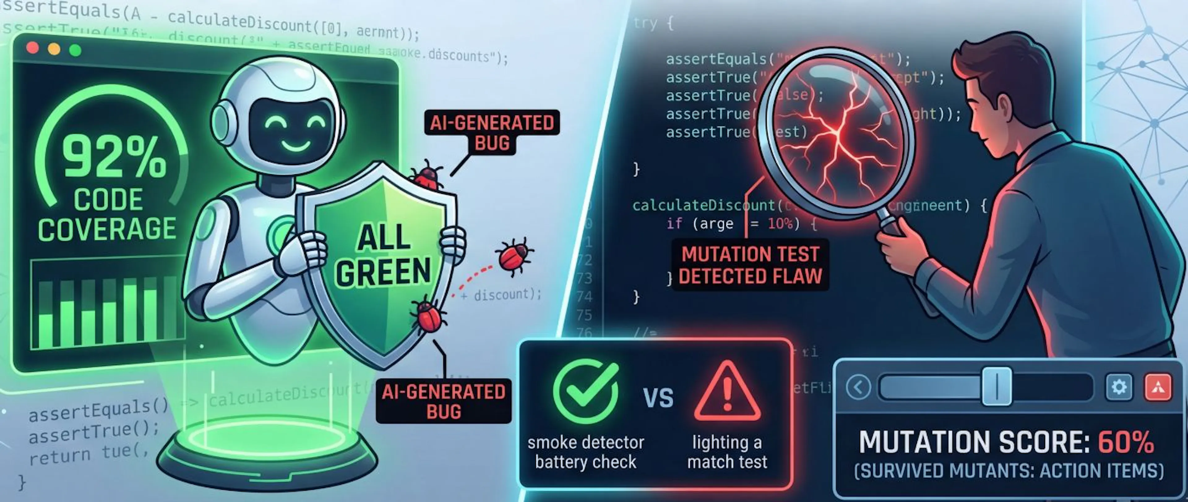 featured image - Your AI-Generated Code Tests Might Be Lying to You