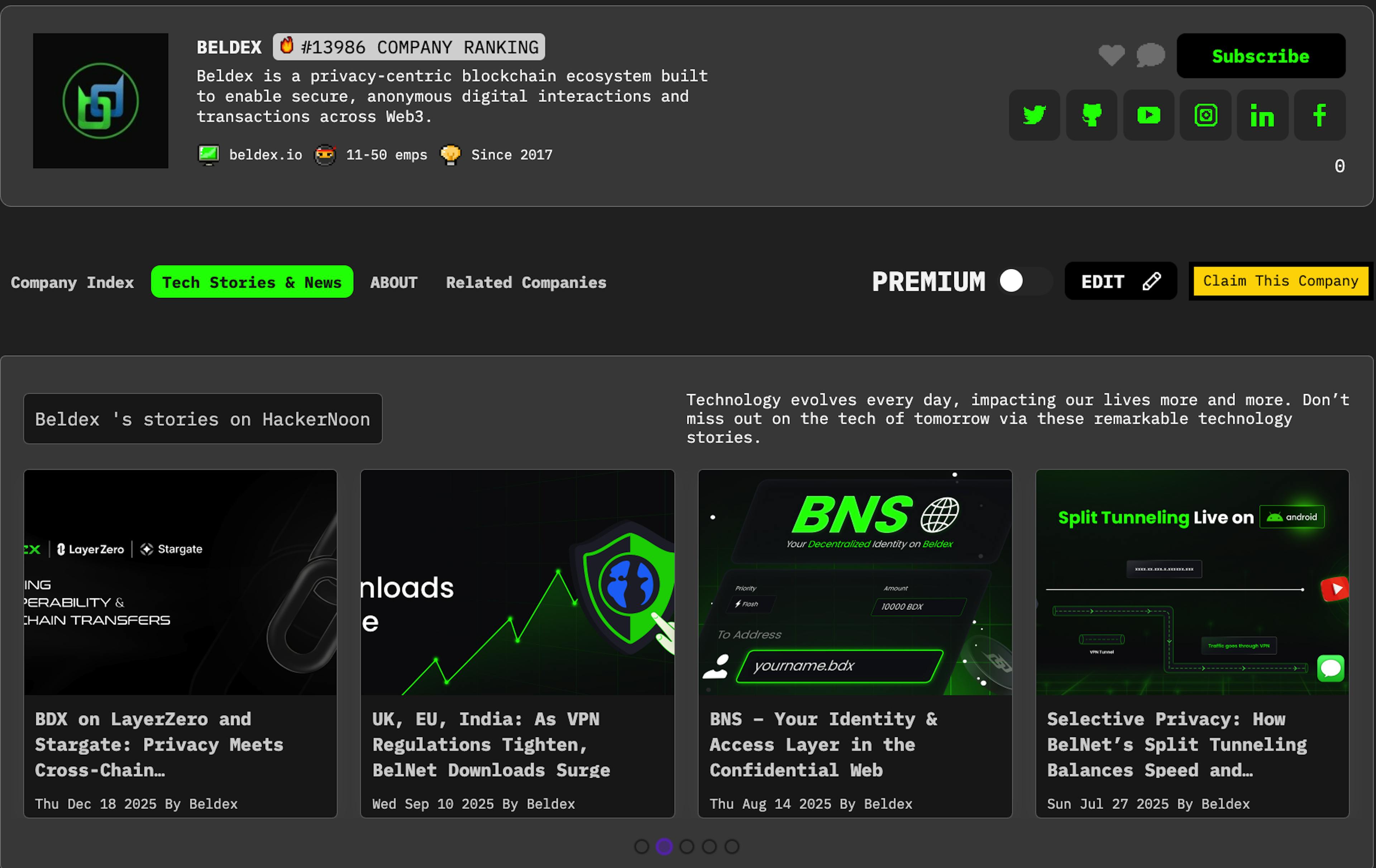 featured image - Meet Beldex: HackerNoon Company of the Week