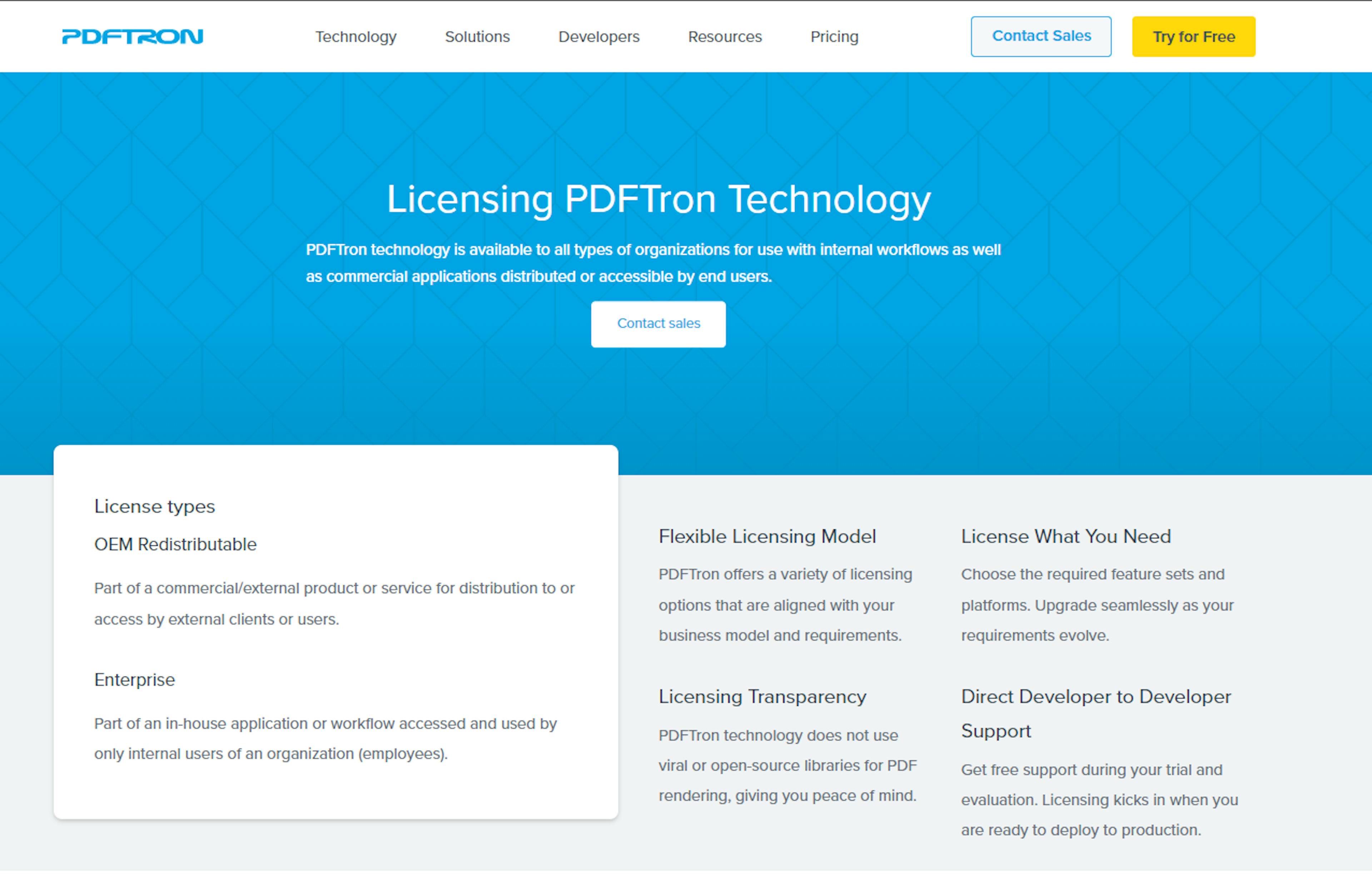 Licencia PDFTron