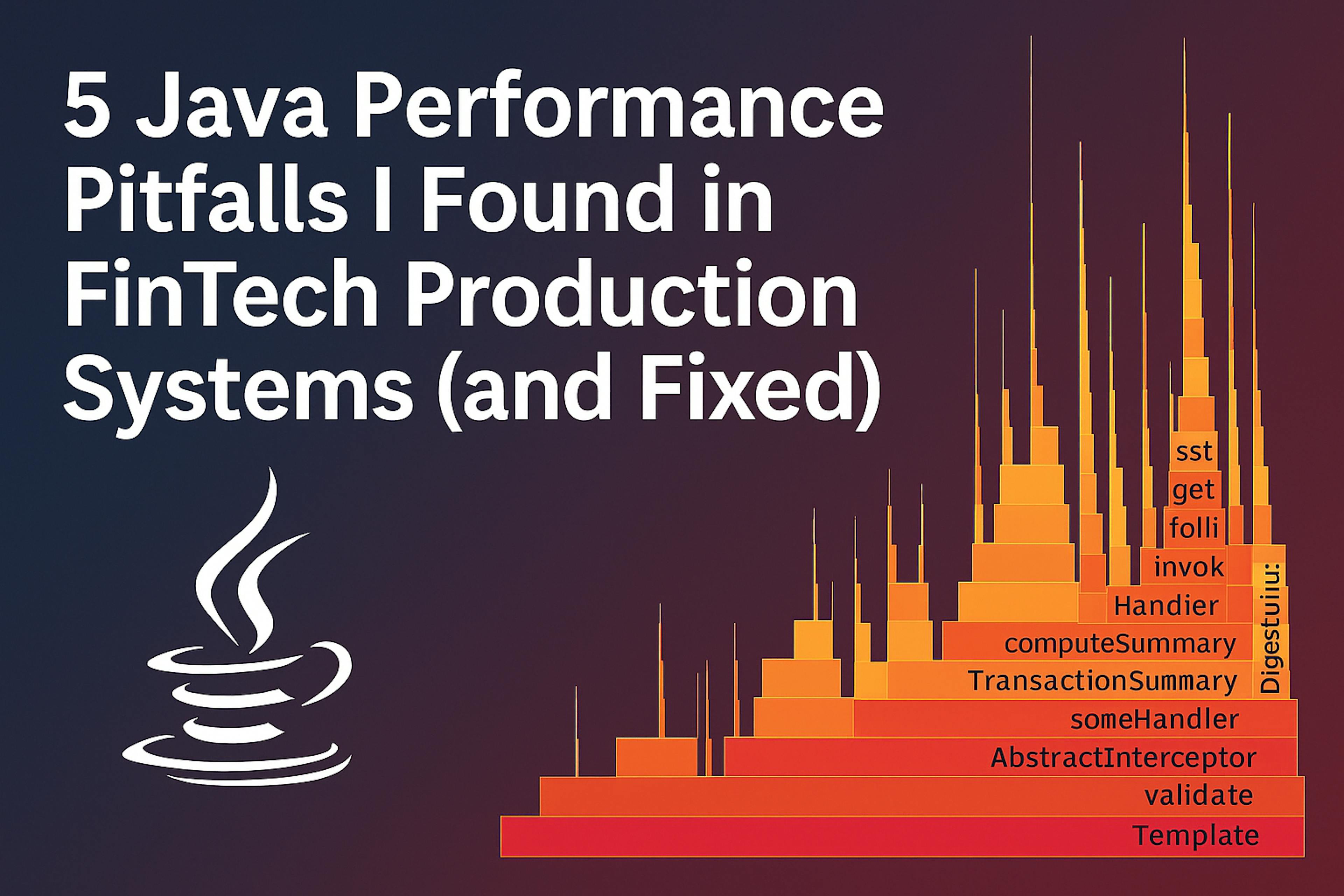 featured image - 5 Java Performance Pitfalls and How Real-World Profiling Can Fix Them
