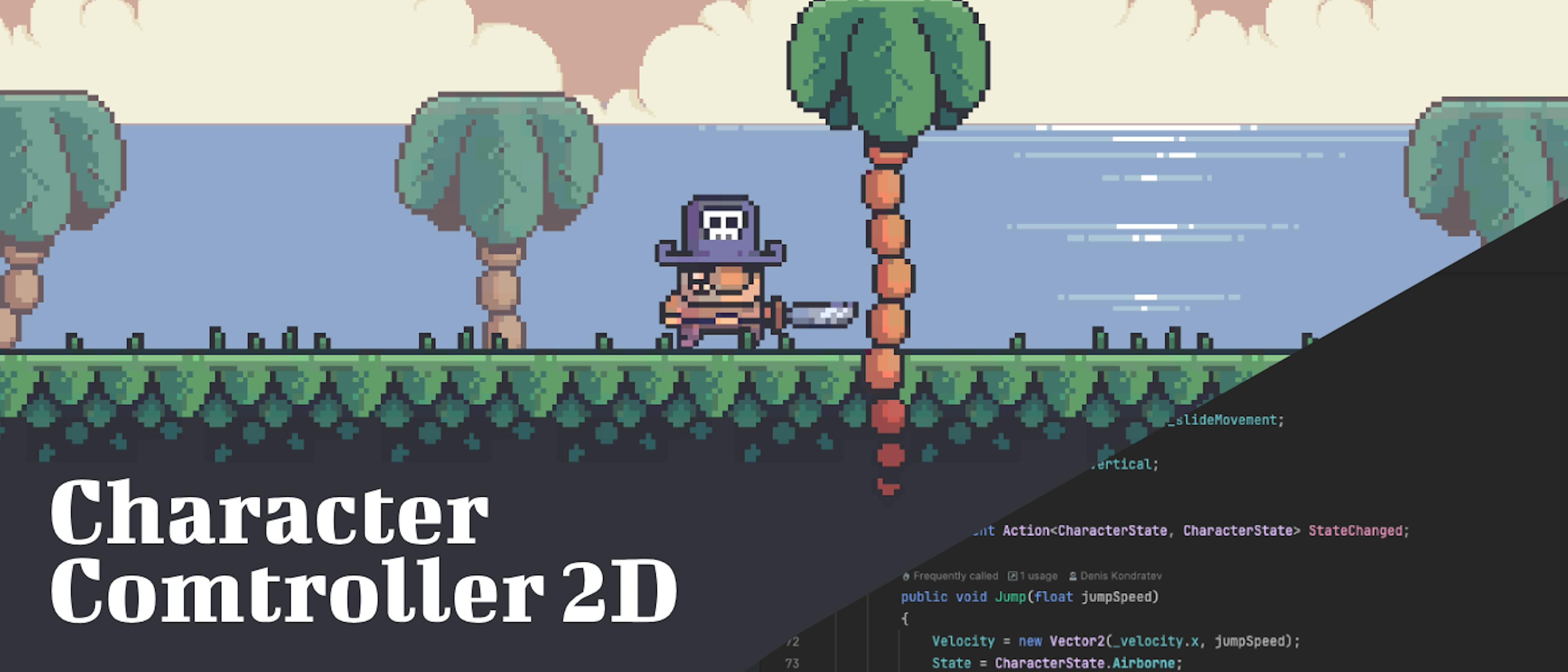 featured image - How to Create a 2D Character Controller in Unity: Part 2