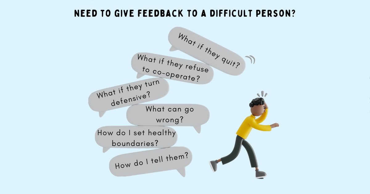 featured image - 4 Strategies for Providing Effective Feedback to Difficult People