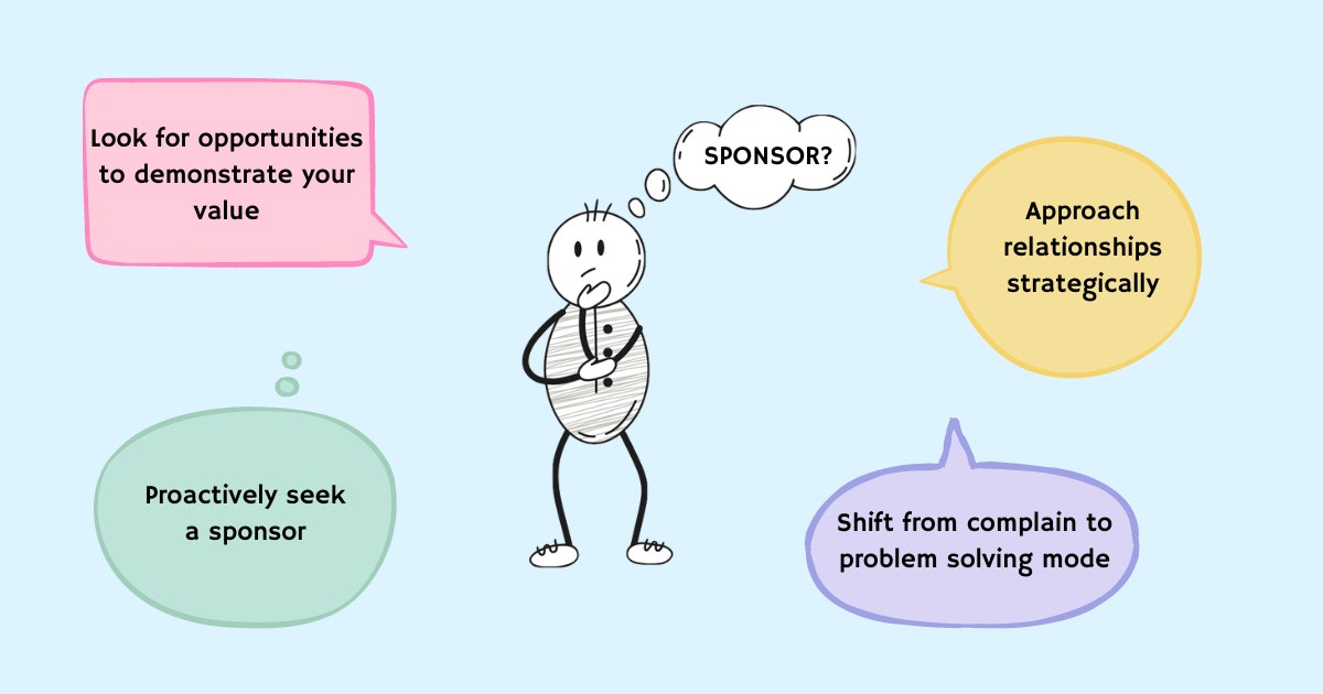 featured image - How To Find a Sponsor Who Can Advocate For You