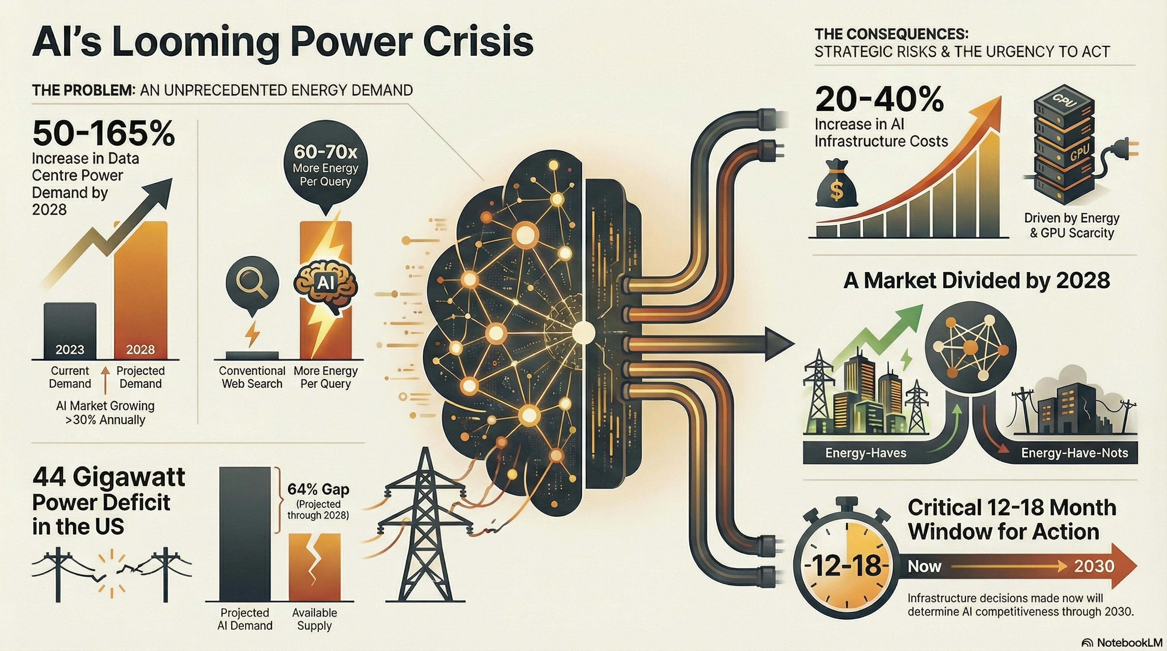 The AI-Energy Nexus: How Energy Availability Will Define AI Competitive Advantage