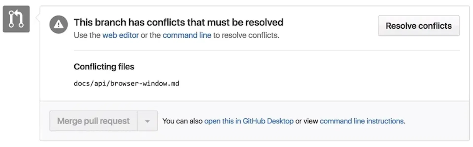 Resolving Merge Conflicts on GitHub