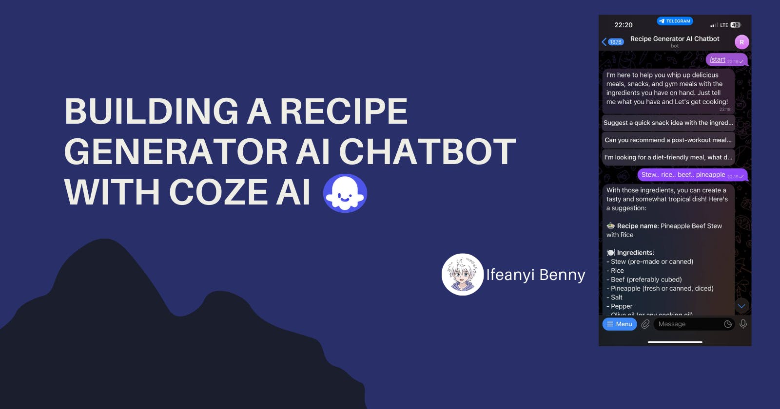 How to Build a Recipe Generator AI Chatbot With Coze