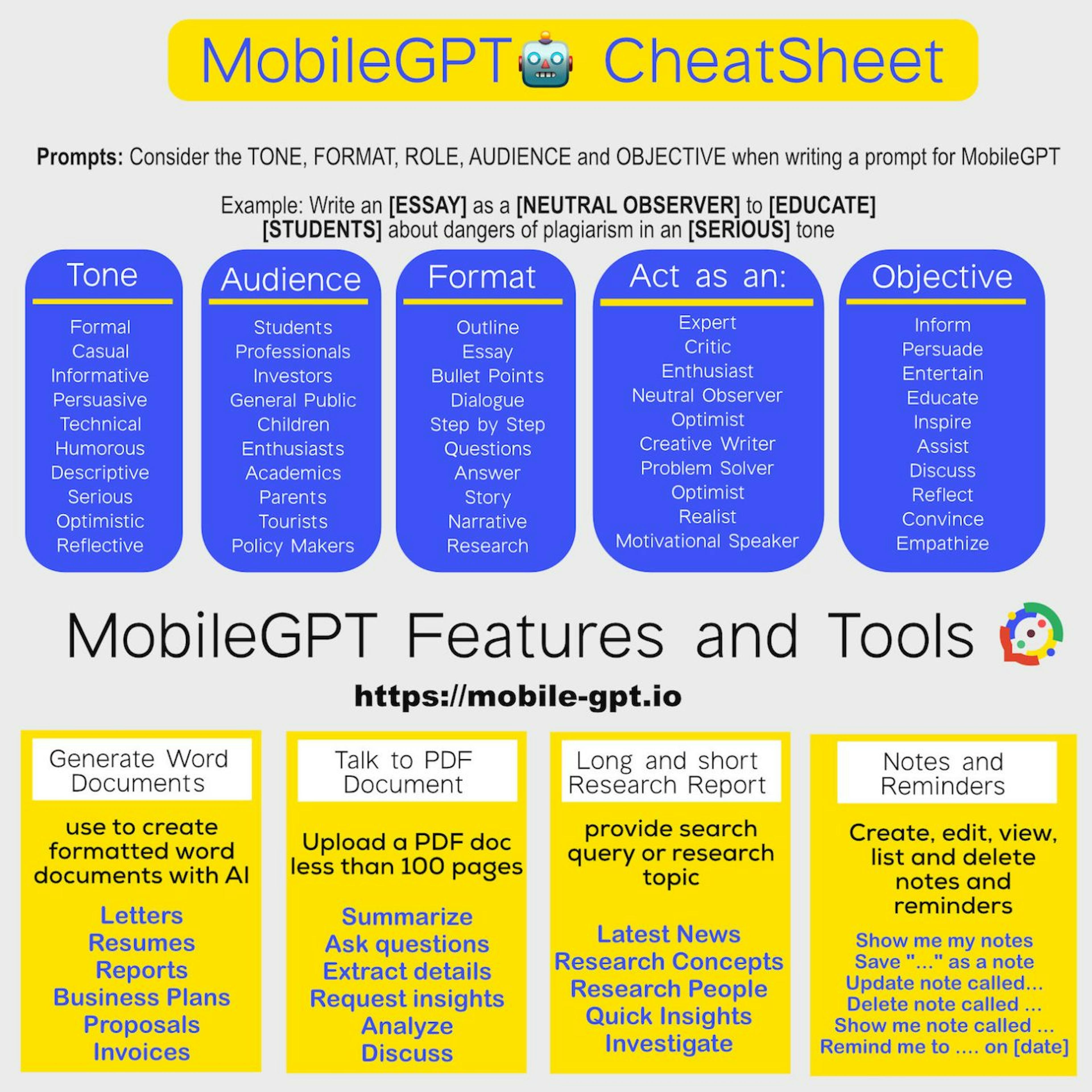 MobileGPT Cheat Sheet