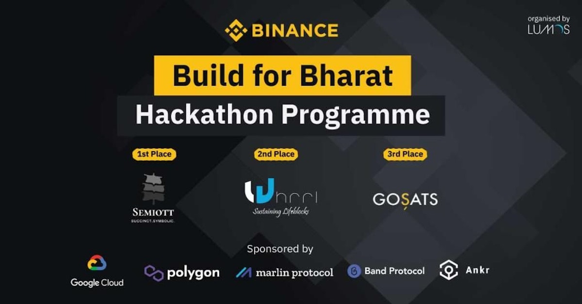 featured image - Meet the Winners of Binance's Build for Bharat Hackathon 
