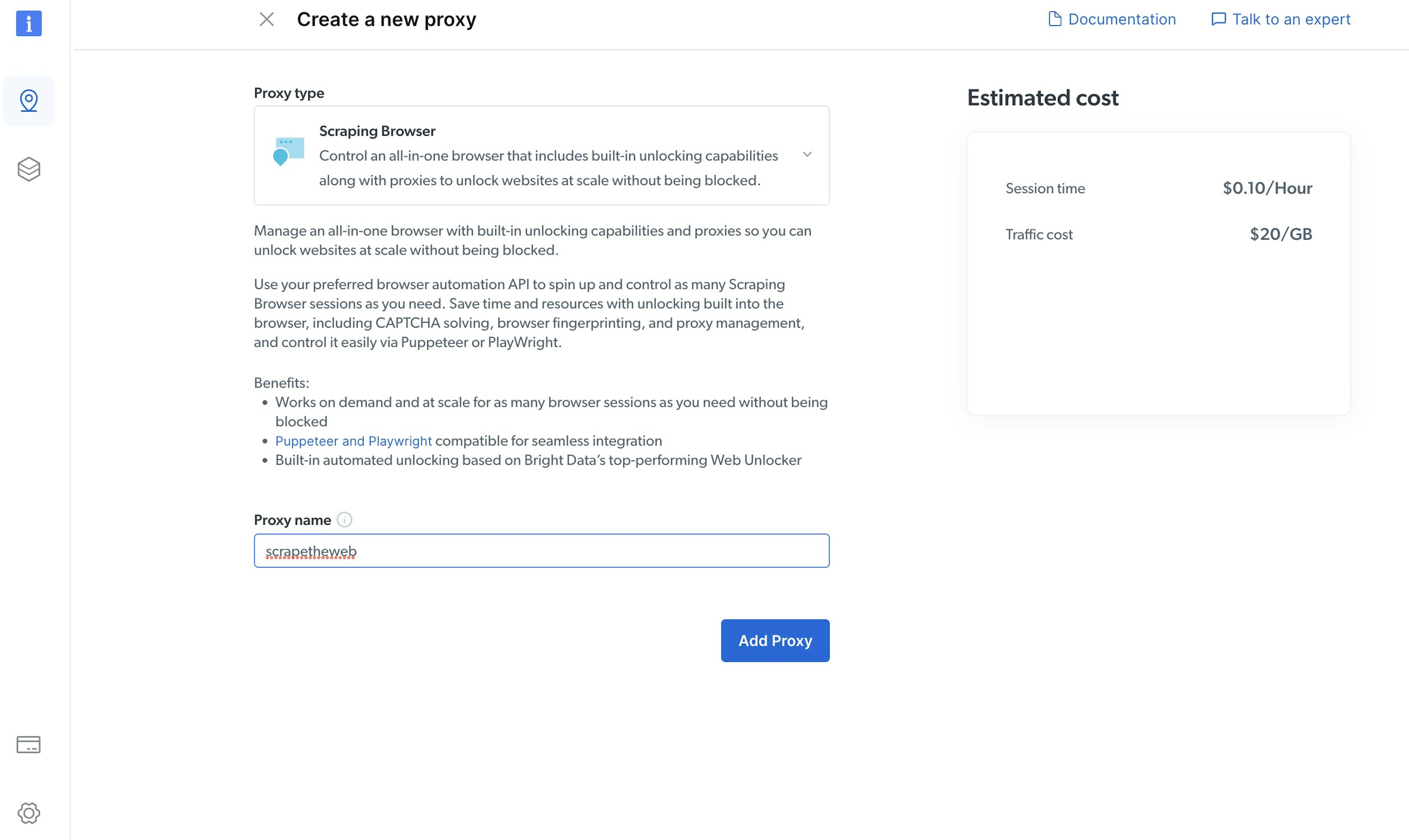 naming the proxy