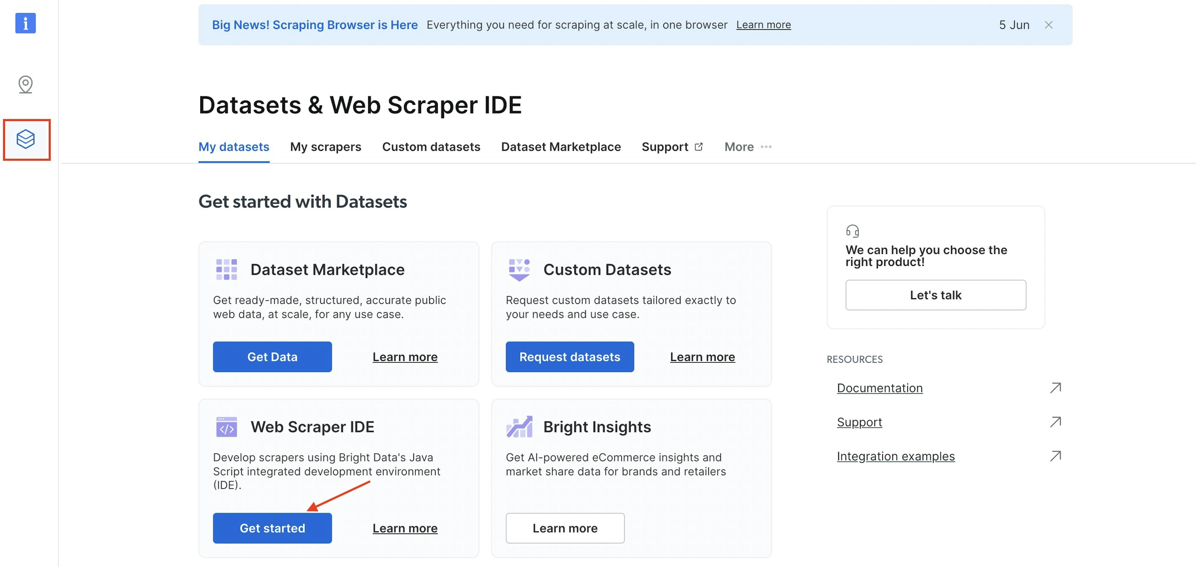 web scraper ide