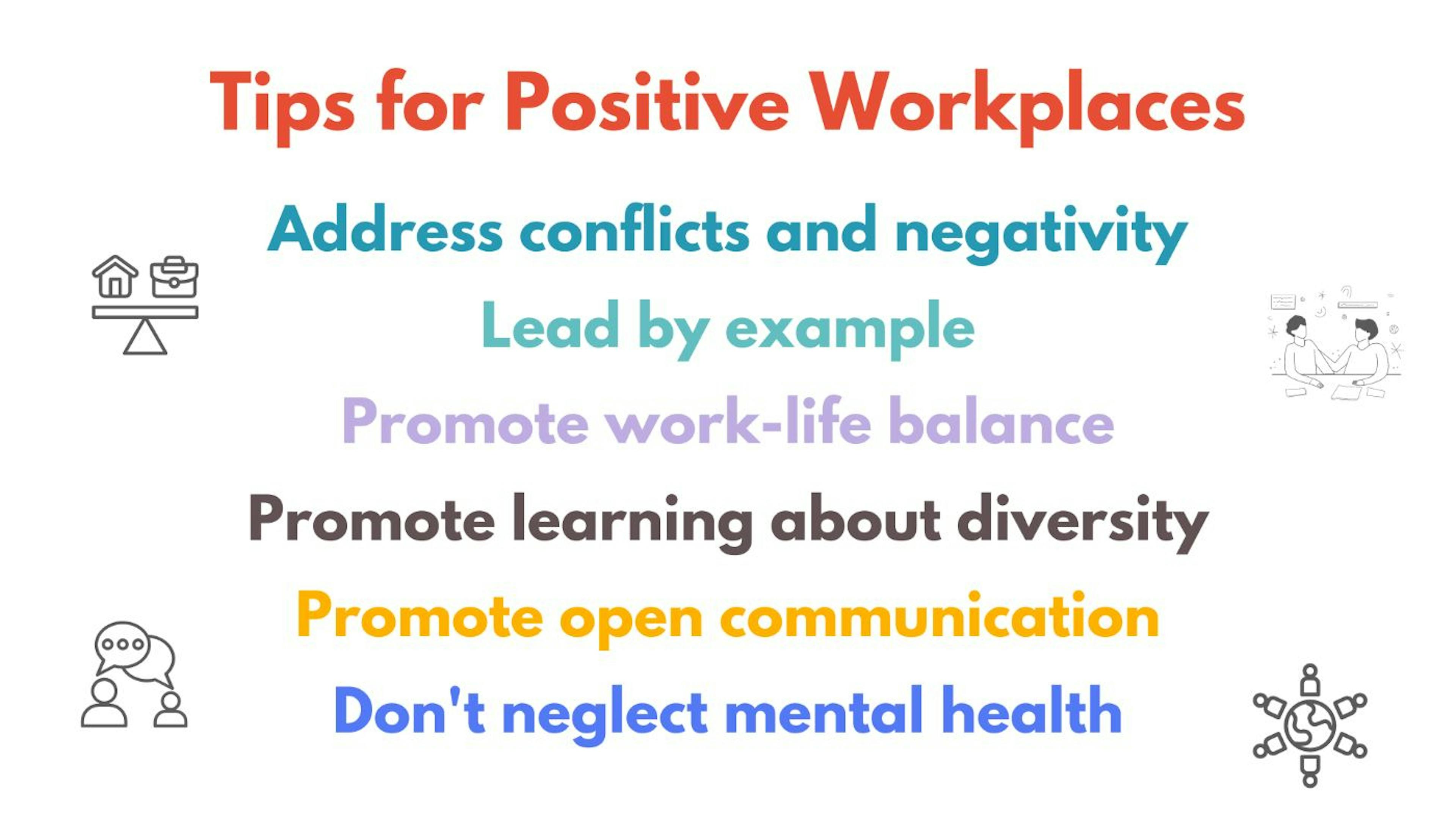 Tips for preventing workplaces from turning toxic.
