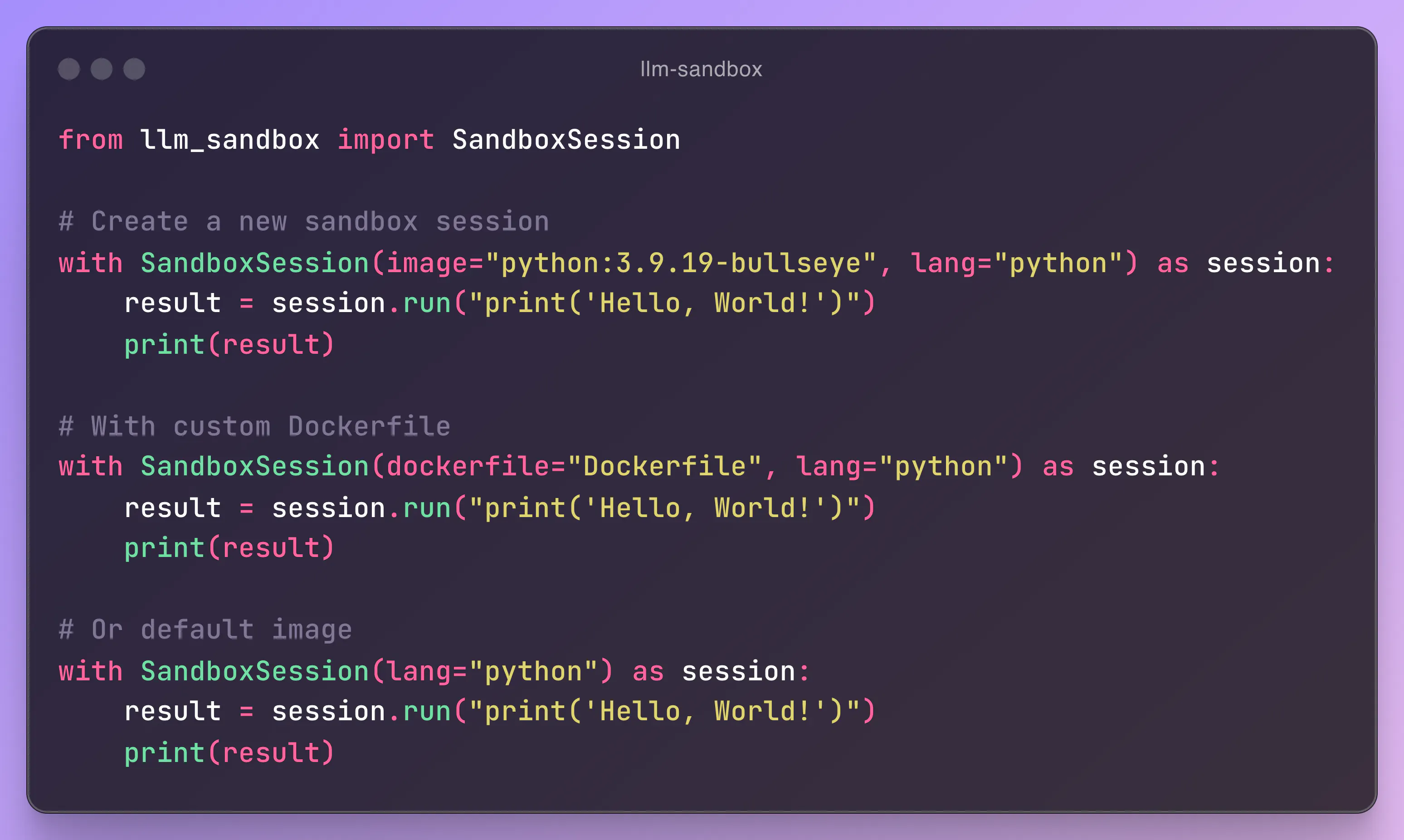 Sand Box Computer Code Example Introducing LLM Sandbox: Securely Execute LLM-Generated Code with Ease ...
