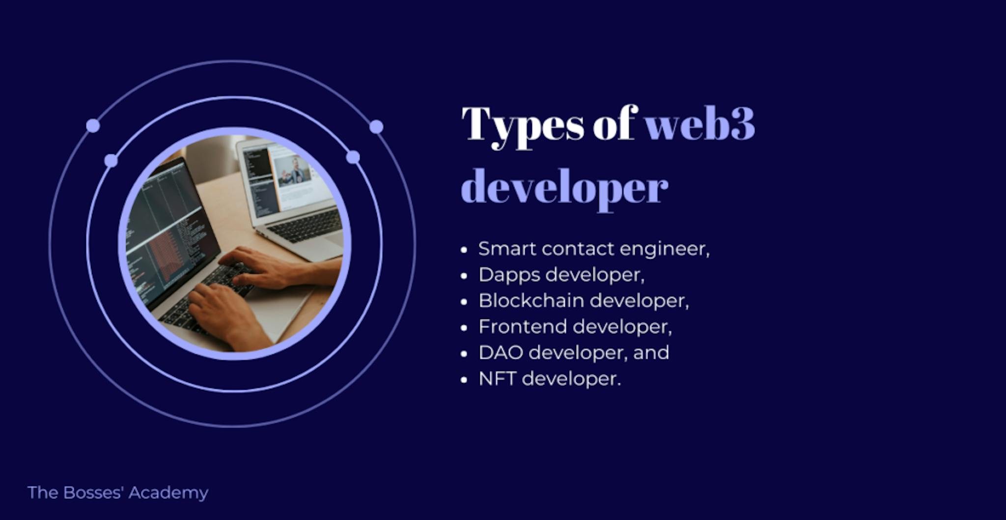 The different web3 developers