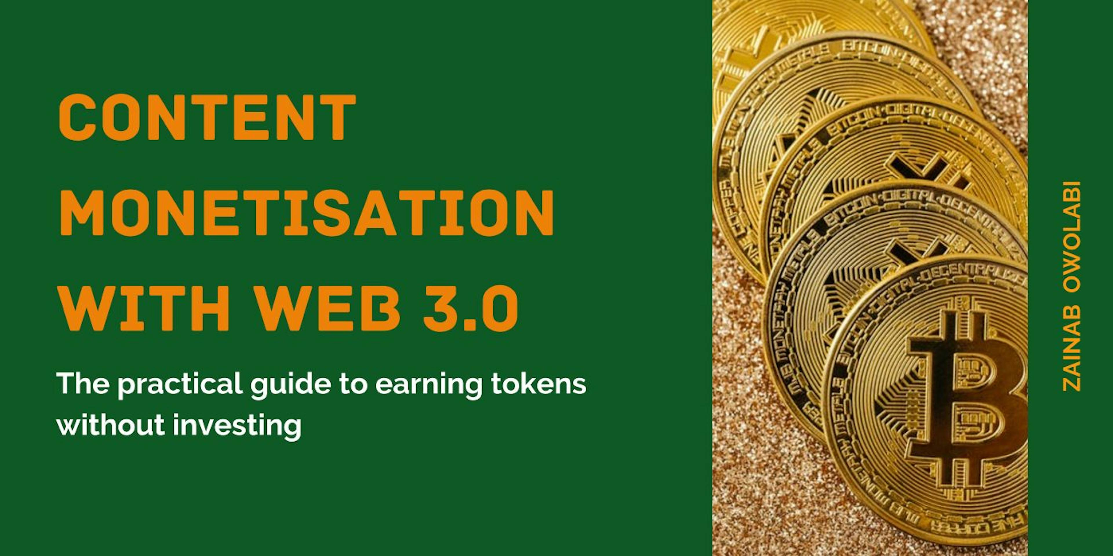 featured image - The Practical Guide to Earning Web3 Tokens without Investing