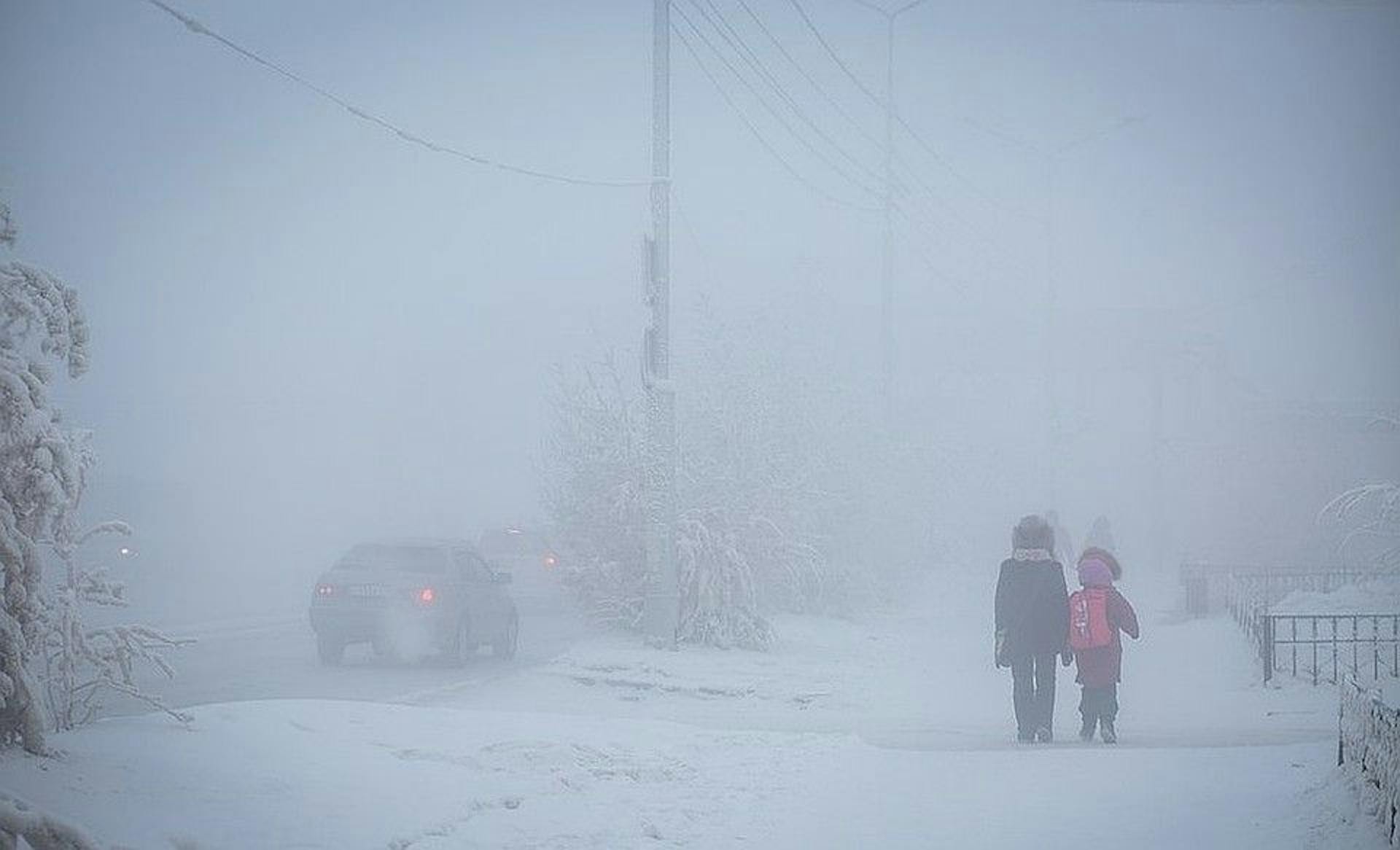 Yakutsk no inverno. Foto de Maria Vasilieva, YSIA
