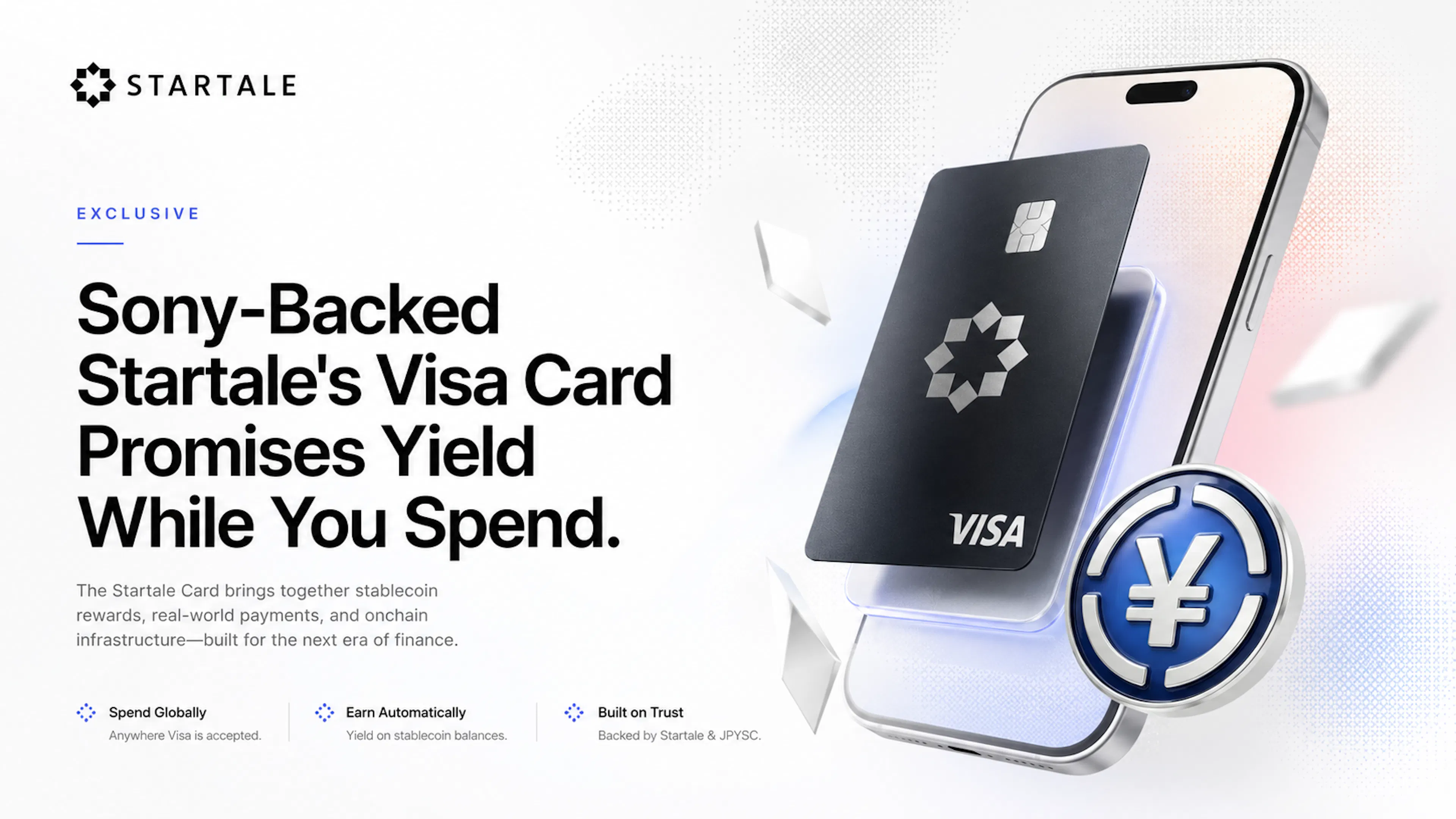 featured image - Sony-Backed Startale Launches a Visa Card: Unveils OFK and Startale Card at WebX 2026