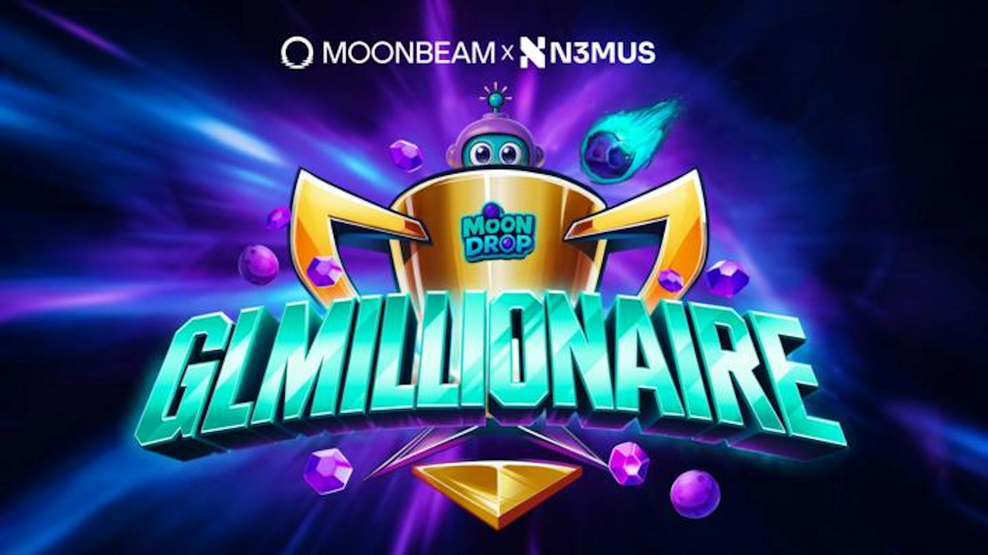 featured image - Kwa nini wachezaji wa Web3 wanakimbia kwa Moondrop, GLMillionaire wa Moonbeam na GLMR 1,000,000 kwenye mstari