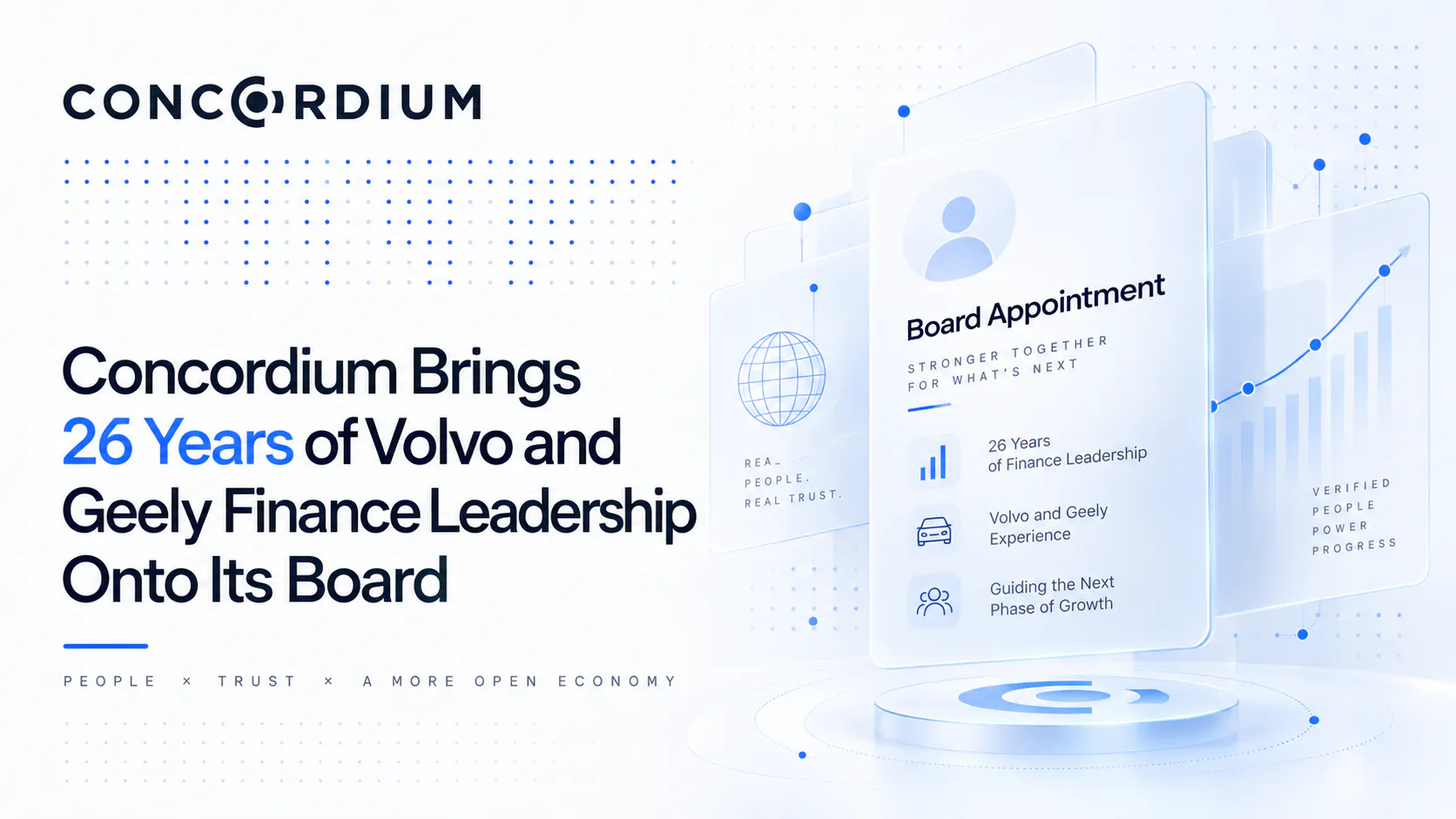 Concordium Brings 26 Years of Volvo and Geely Finance Leadership Onto Its Board