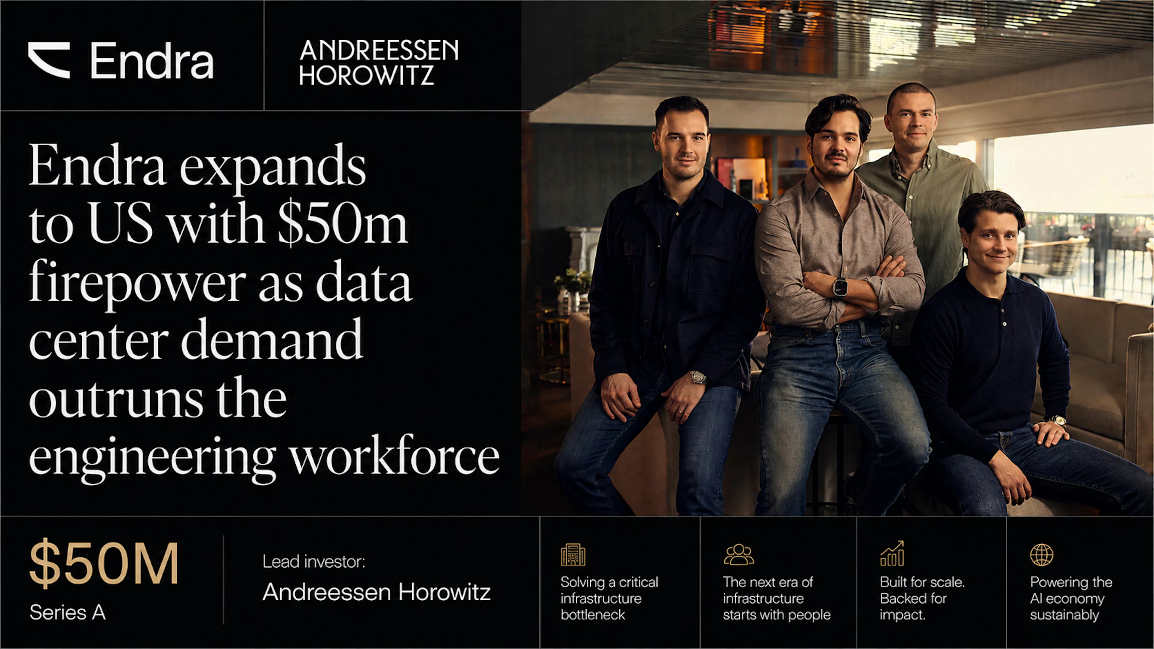 featured image - Endra Expands To The US With $50m Firepower As Data Center Boom Outruns Engineering Workforce