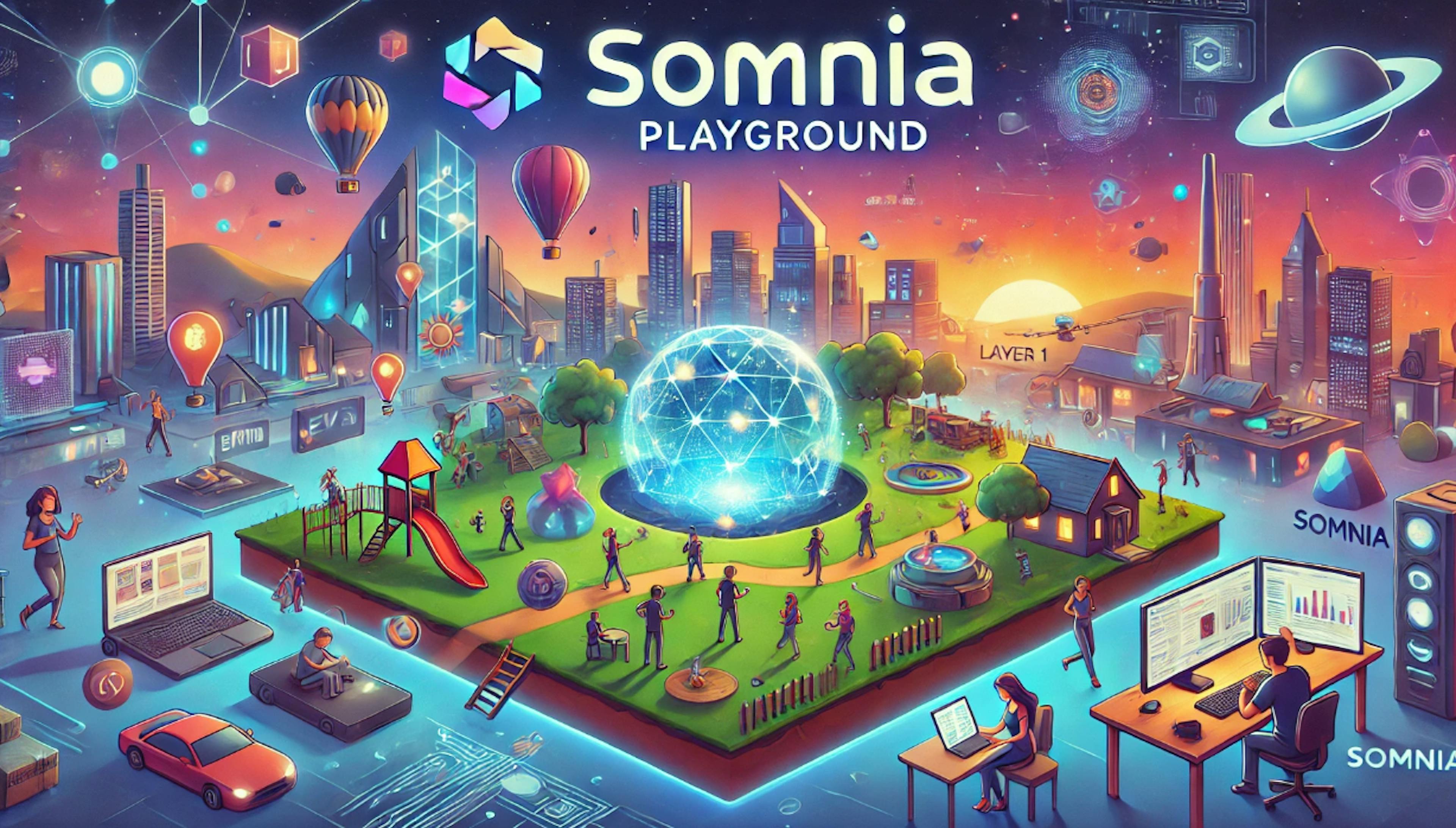 featured image - Somnia Playground가 가상 세계 생성을 변화시키는 방법