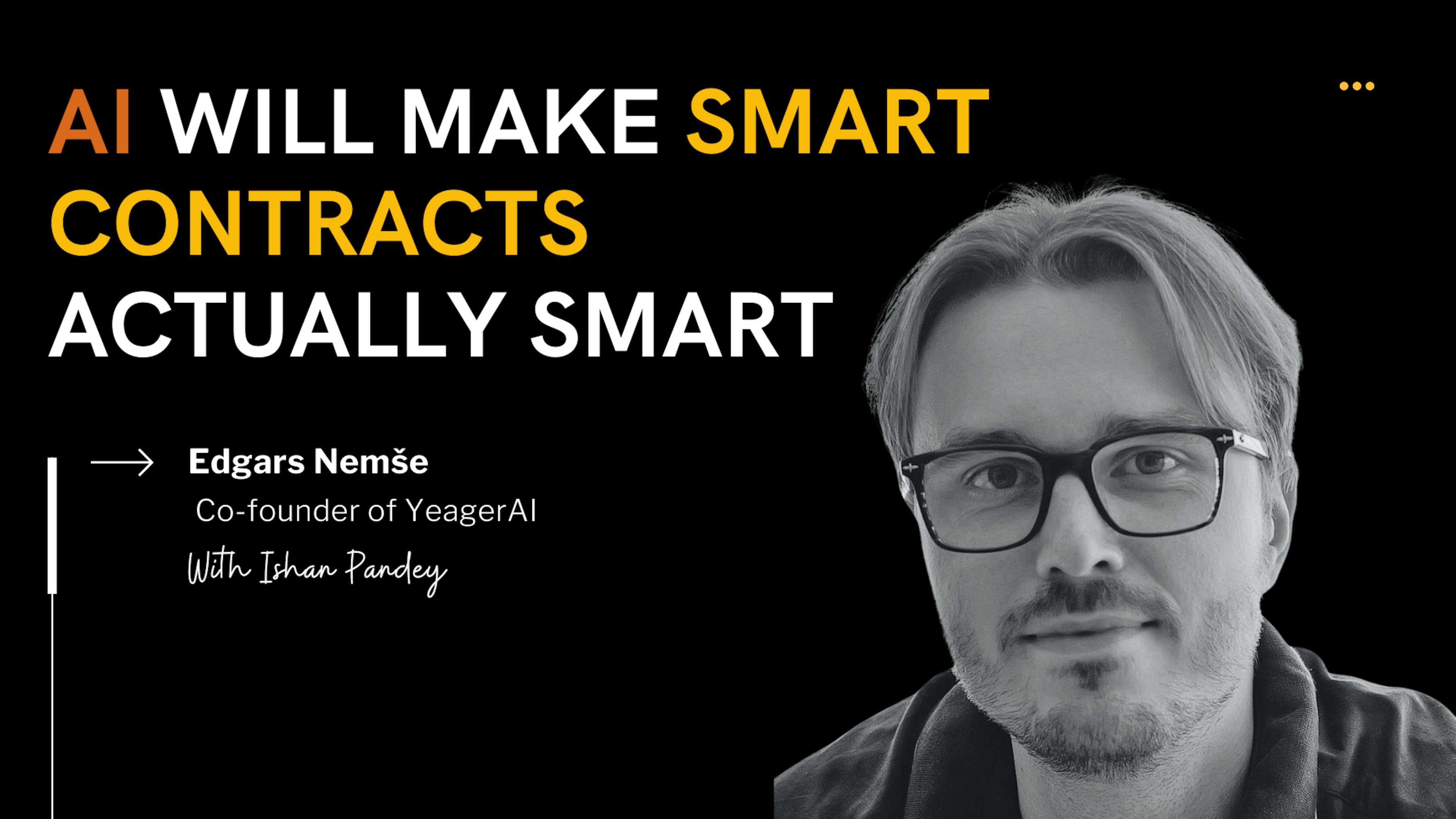 featured image - From Code to Intelligence: How Yeager.ai is Building Internet-Native Smart Contracts