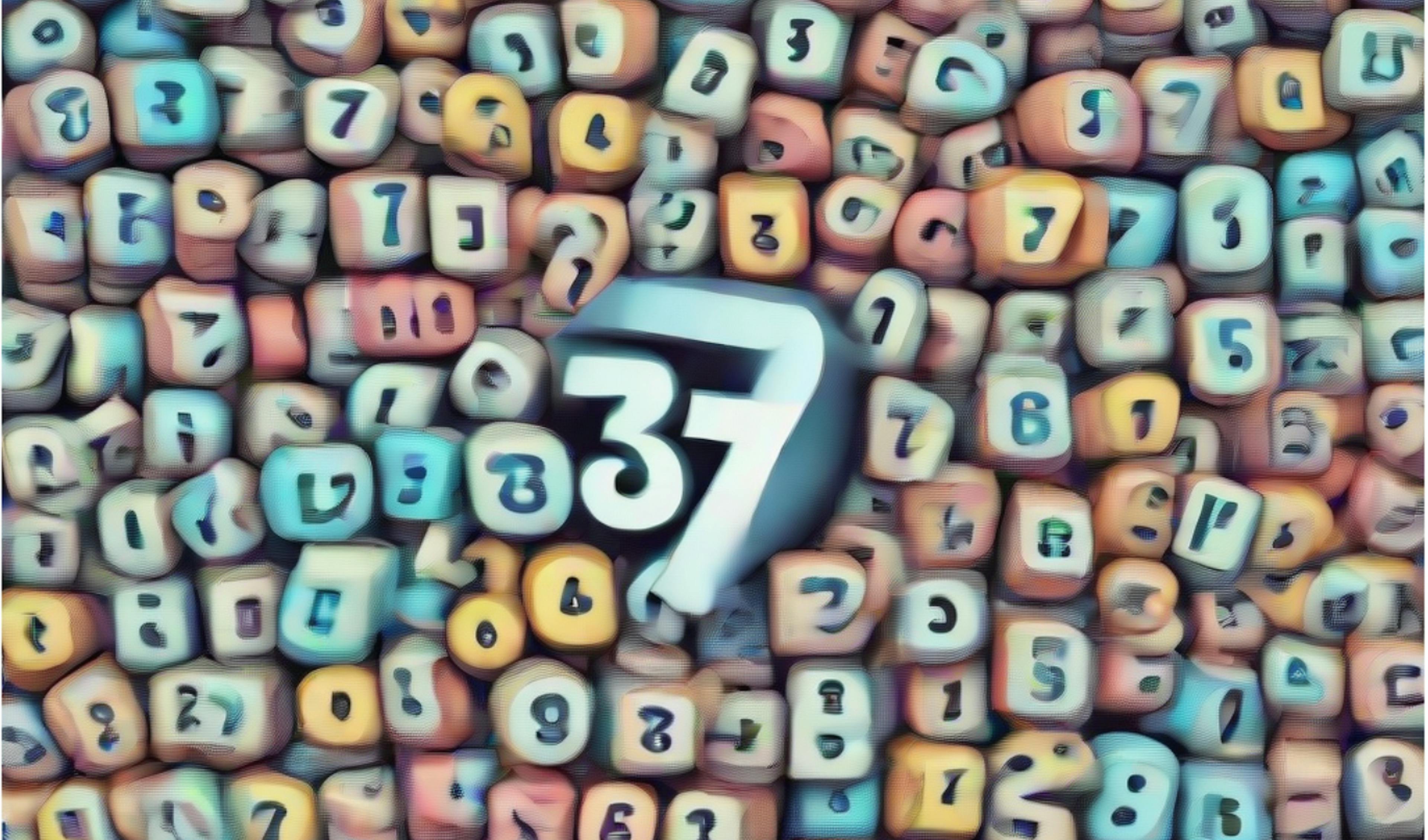 featured image - 1 到 100 之间最受欢迎的随机数是什么?一项新研究表明 37