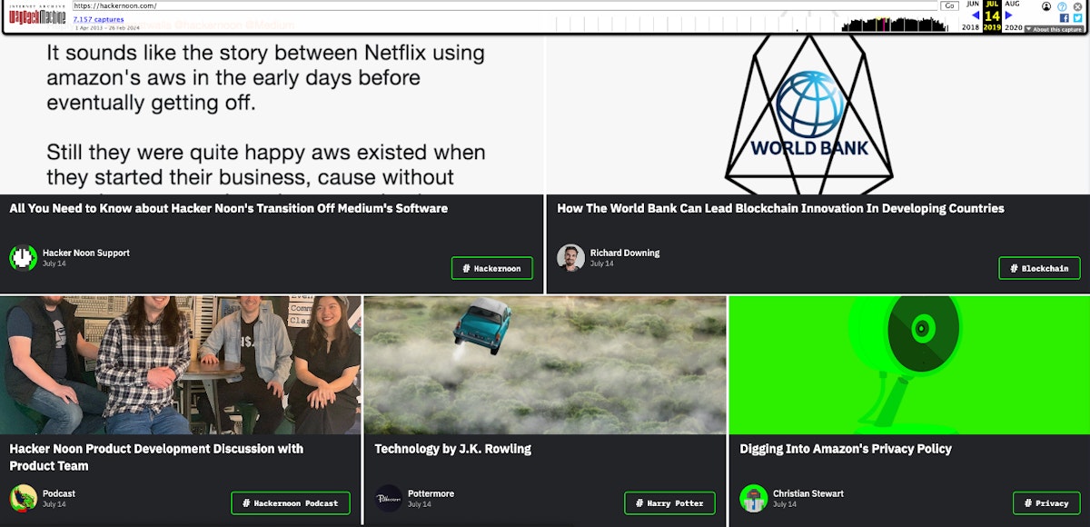 featured image - The Moment HackerNoon Replaced Medium CMS with It's Own Publishing Platform: July 13, 2019