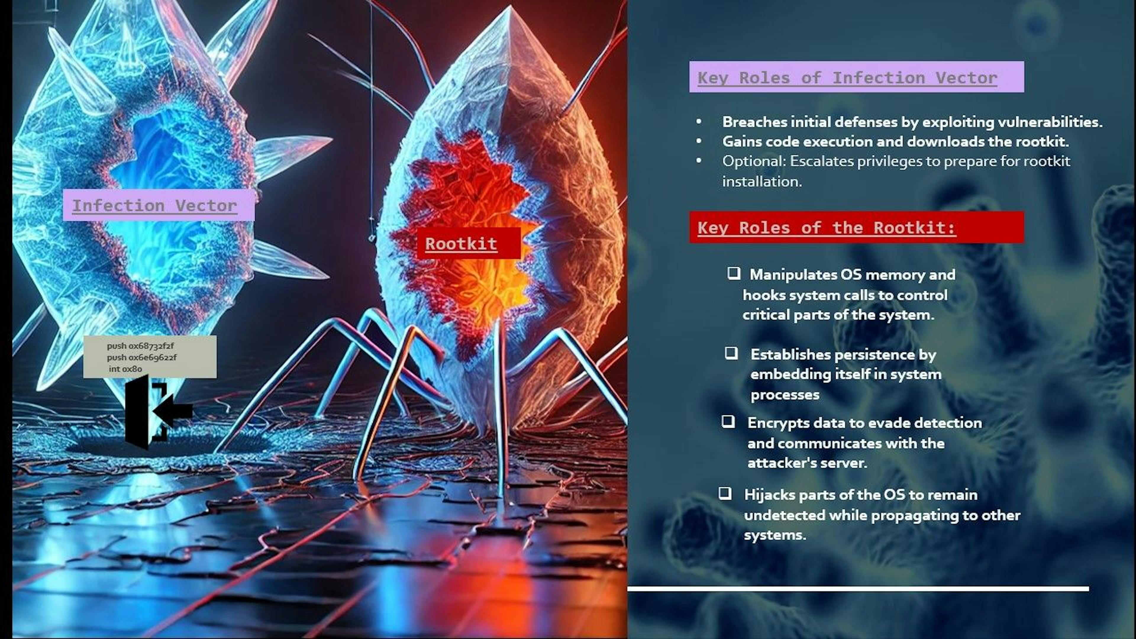 संक्रमण भेक्टर र rootkits सबै भन्दा राम्रो साथी हो