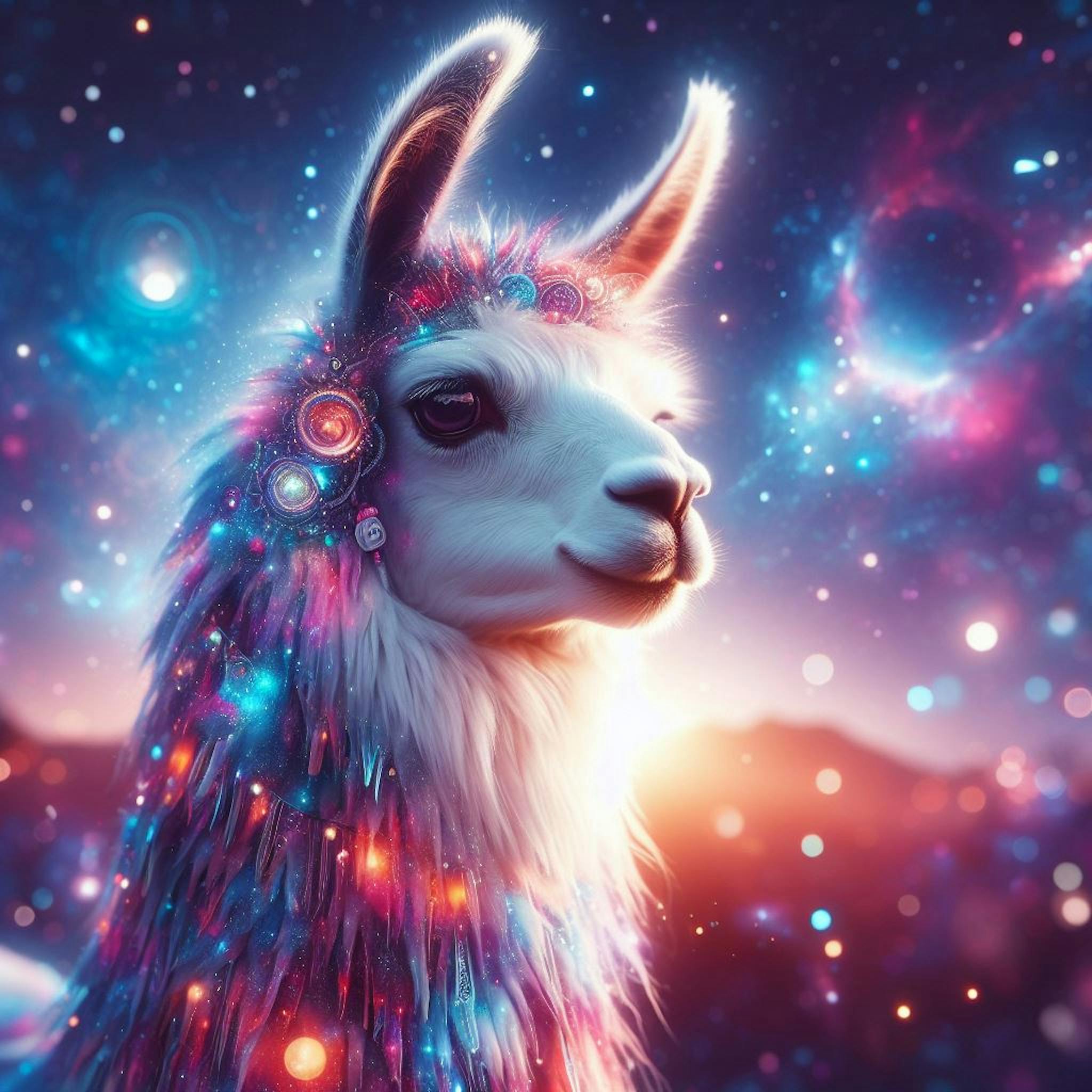 Now that's a spectacular Llama!