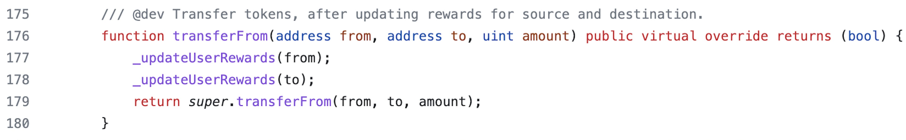 Embedding rewards in an ERC20