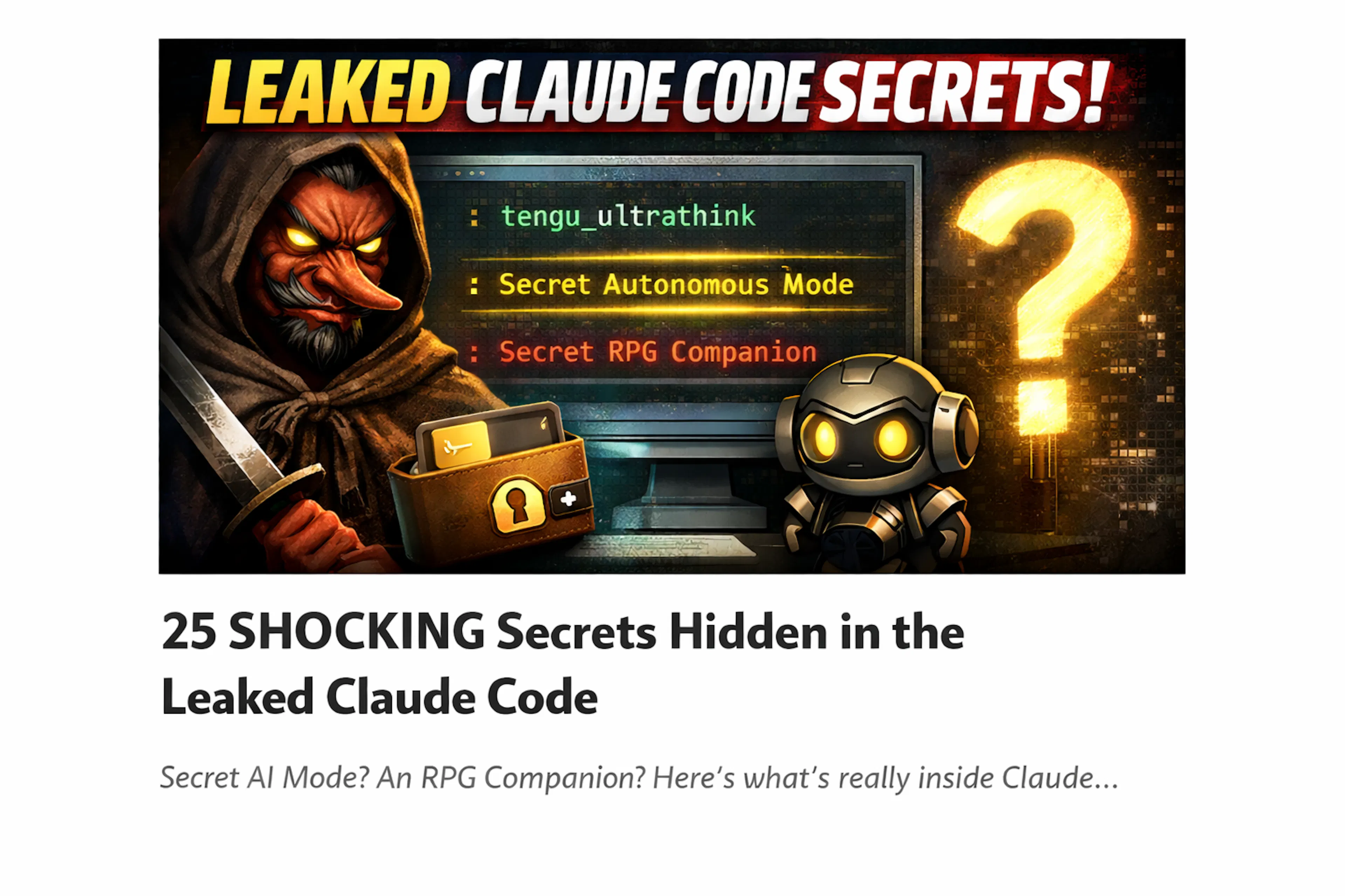 featured image - 25 Things the Claude Code Leak Reveals About Anthropic’s AI Agents