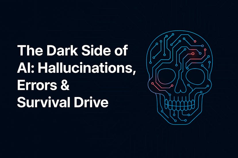 /the-dark-side-of-ai-hallucinations-errors-and-the-survival-drive feature image