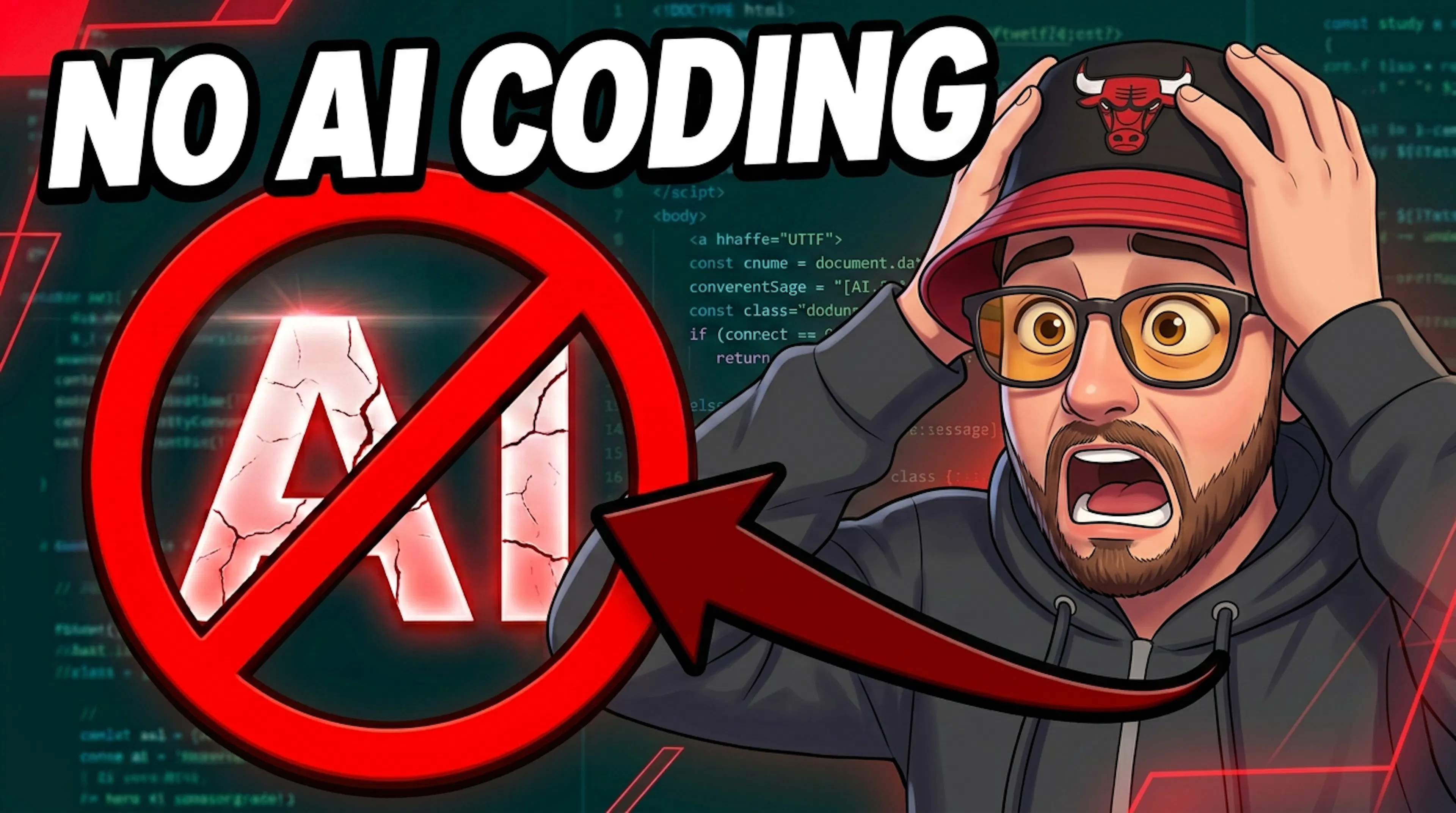 featured image - I'm Starting a YouTube Series Where I Code With Zero AI. Here's Why That Feels Radical in 2026