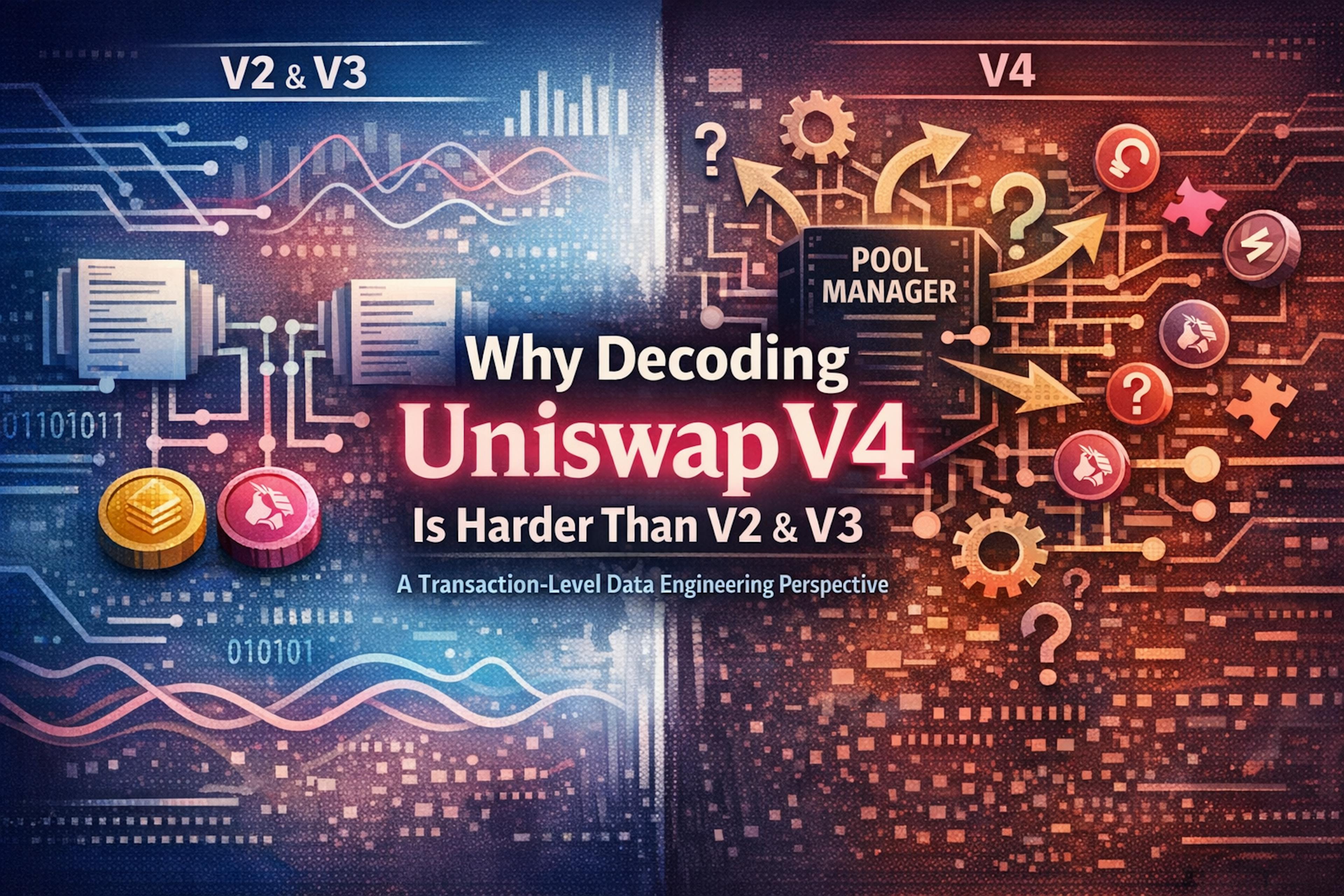 featured image - Why Decoding Uniswap V4 is Harder Than V2 & V3