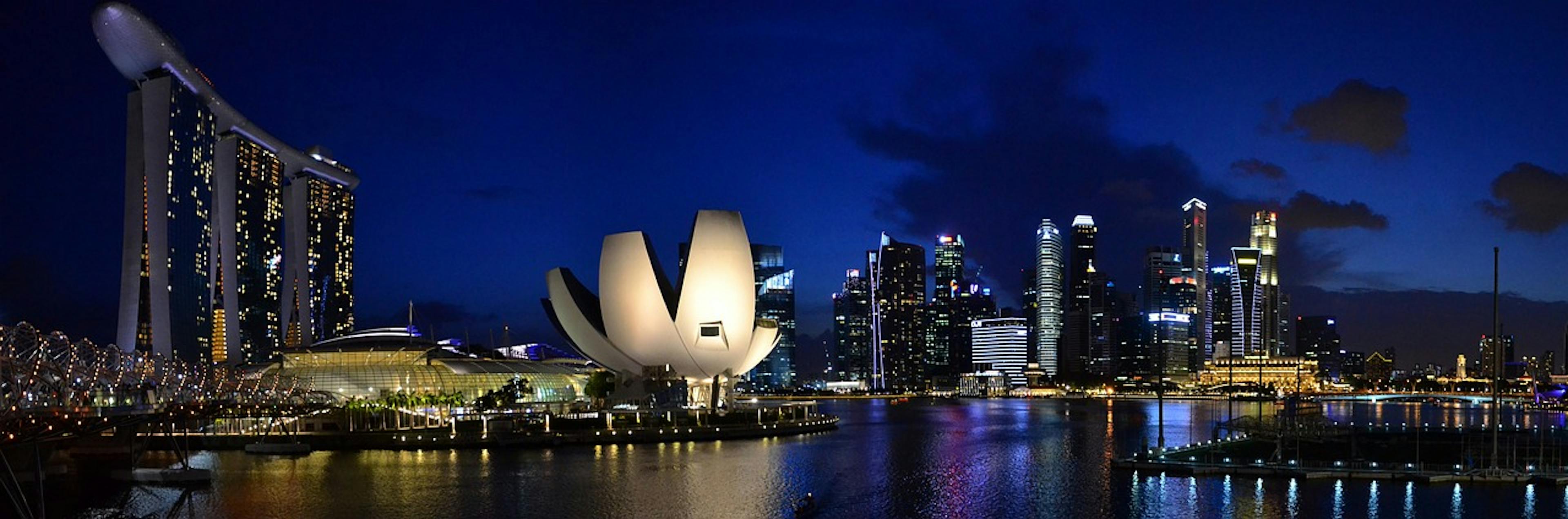 Überblick über die Stadt Singapur