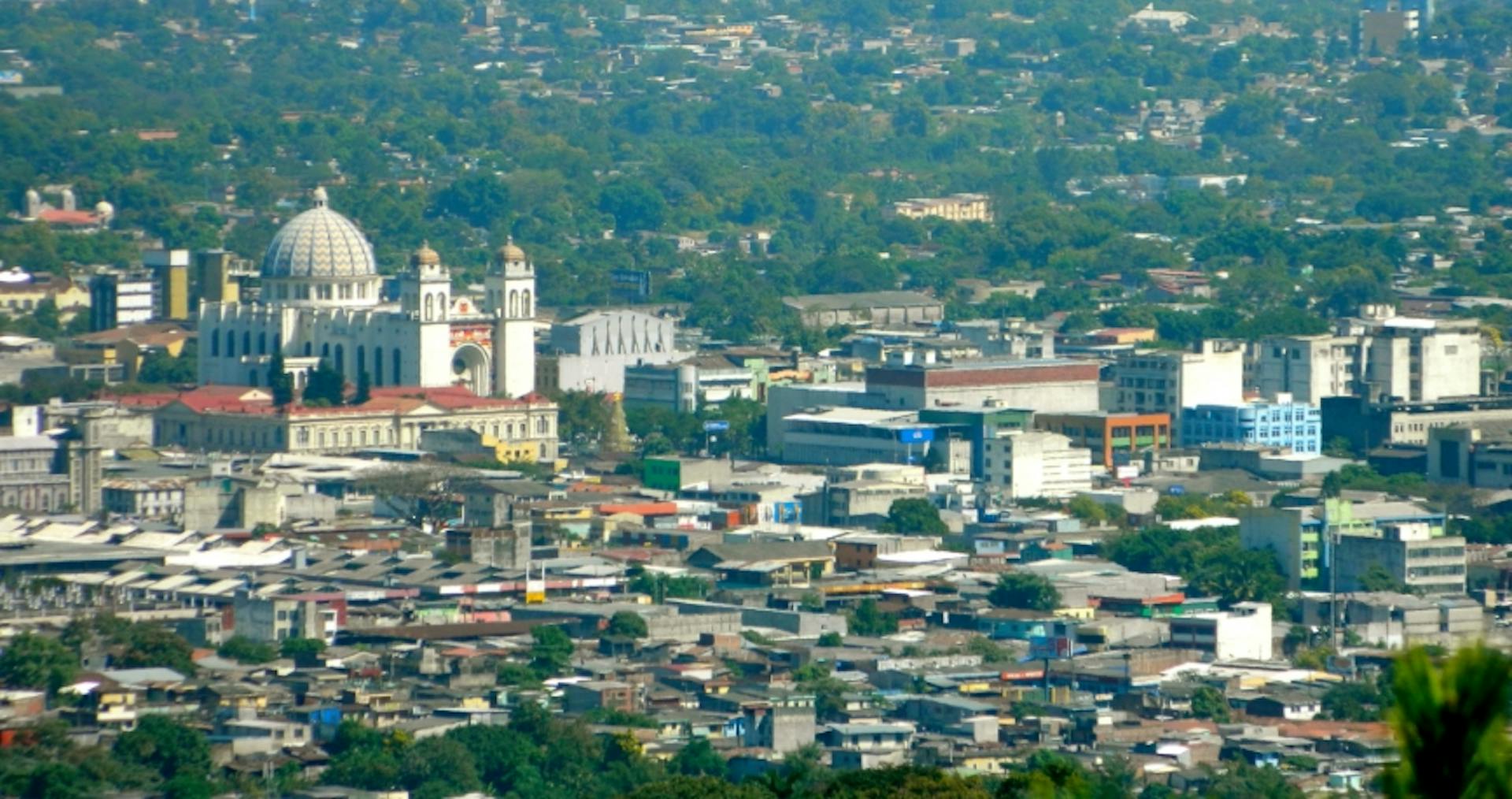 Centro histórico de San Salvador. Imagen de Maranon68 / Wikimedia Commons