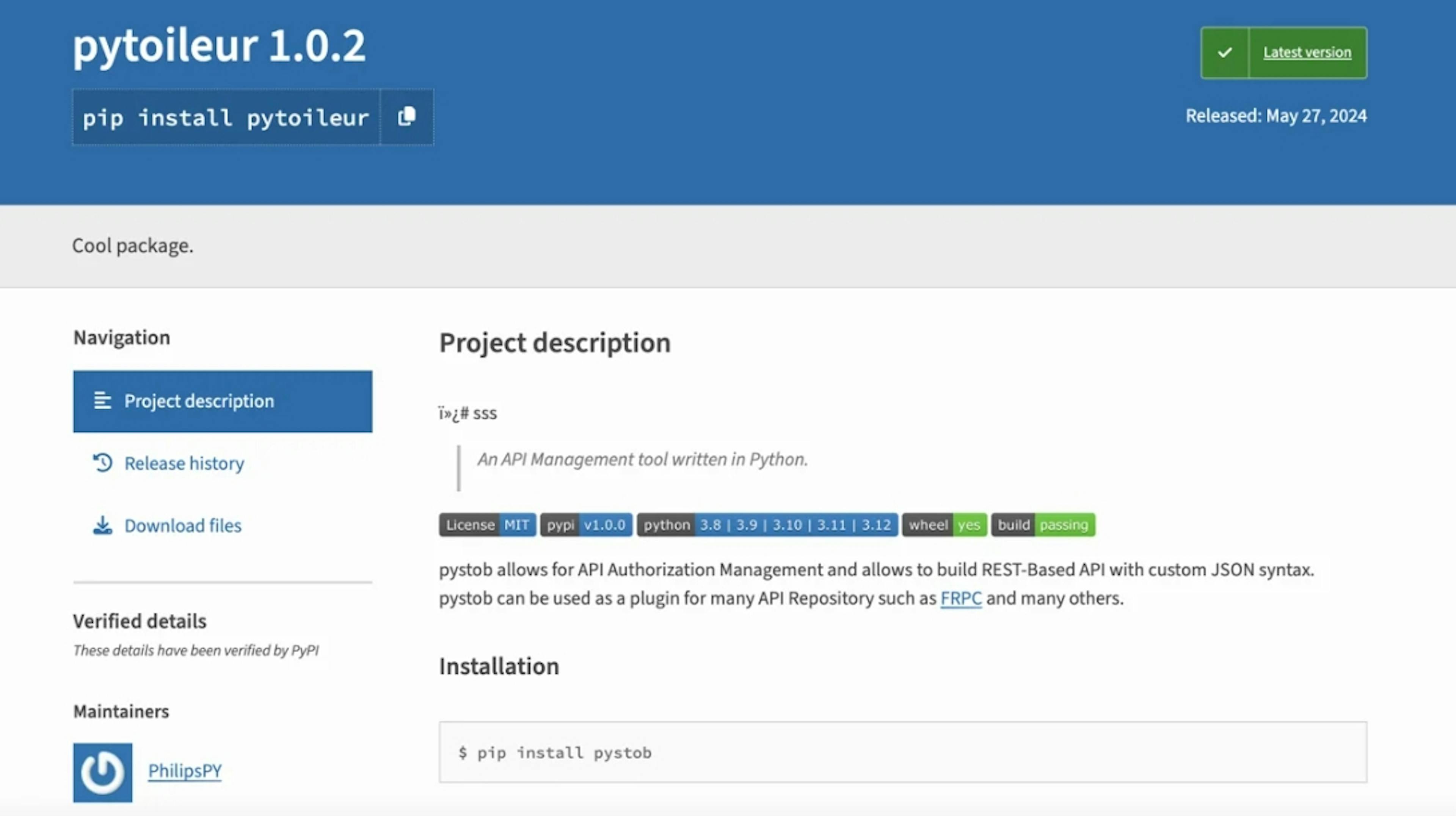 Pytoileur 悪意のあるパッケージが Sonatype によって発見されました