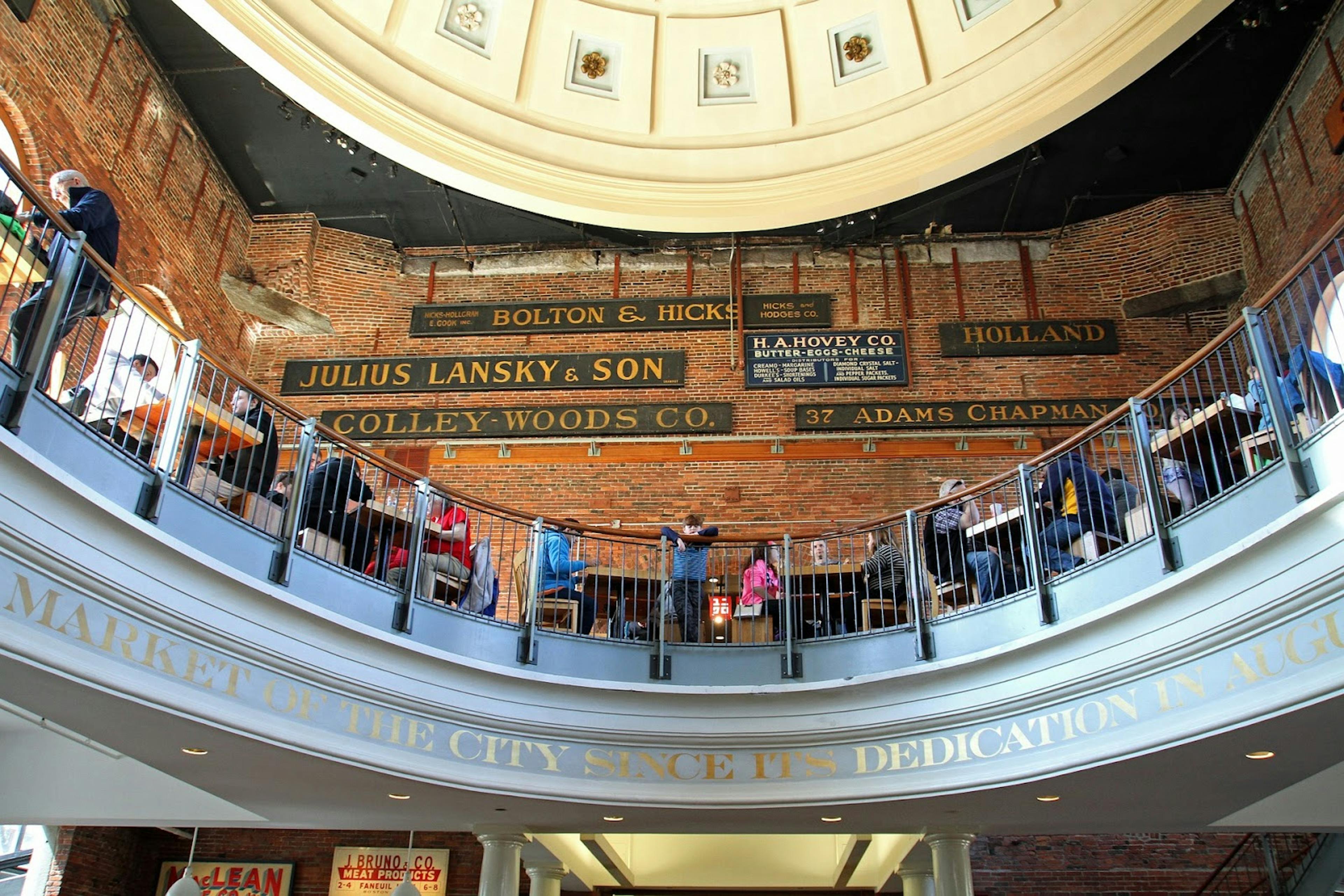 Quincy Market in Boston, Massachusetts