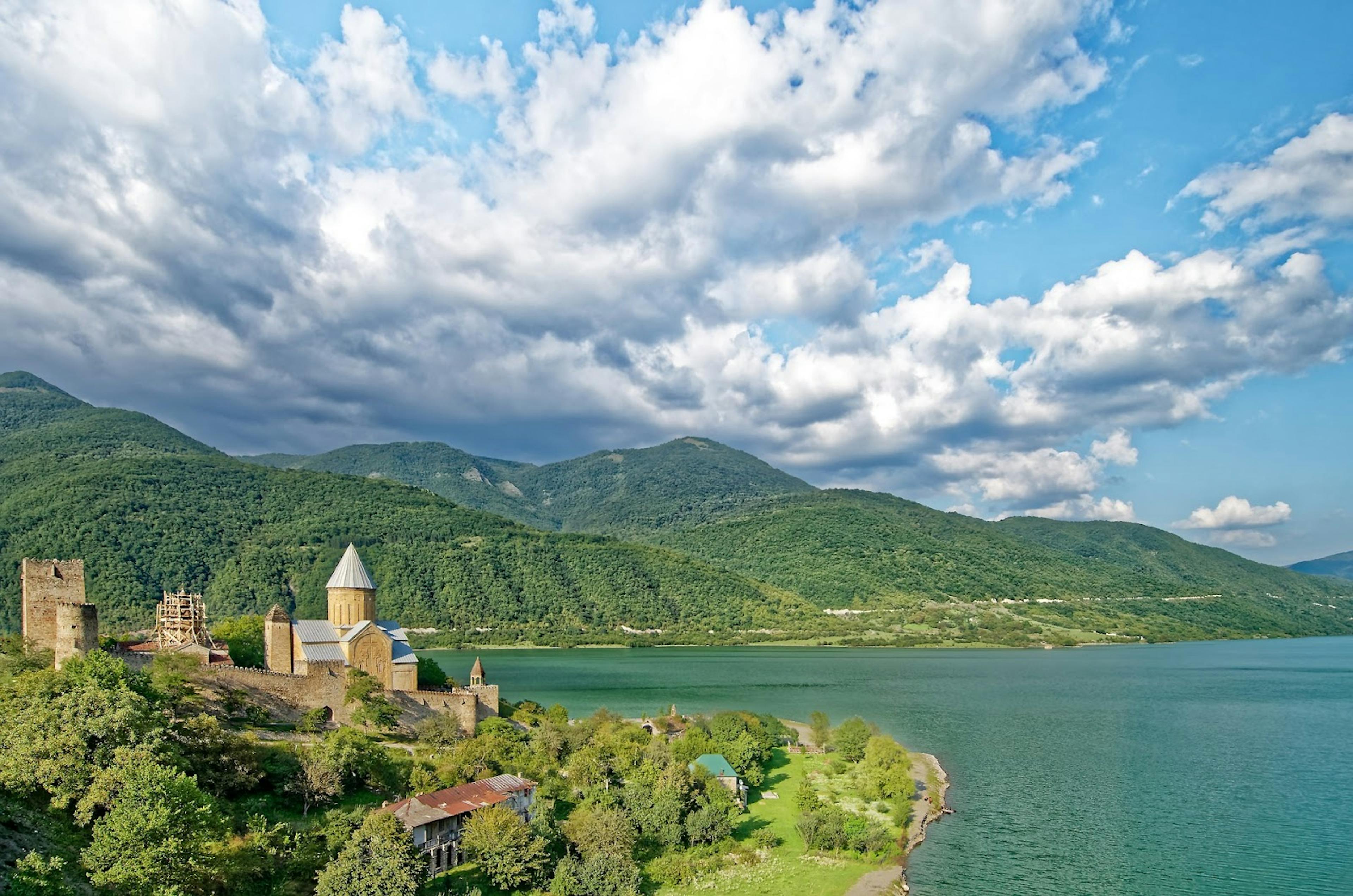 Castle Ananuri in Georgia