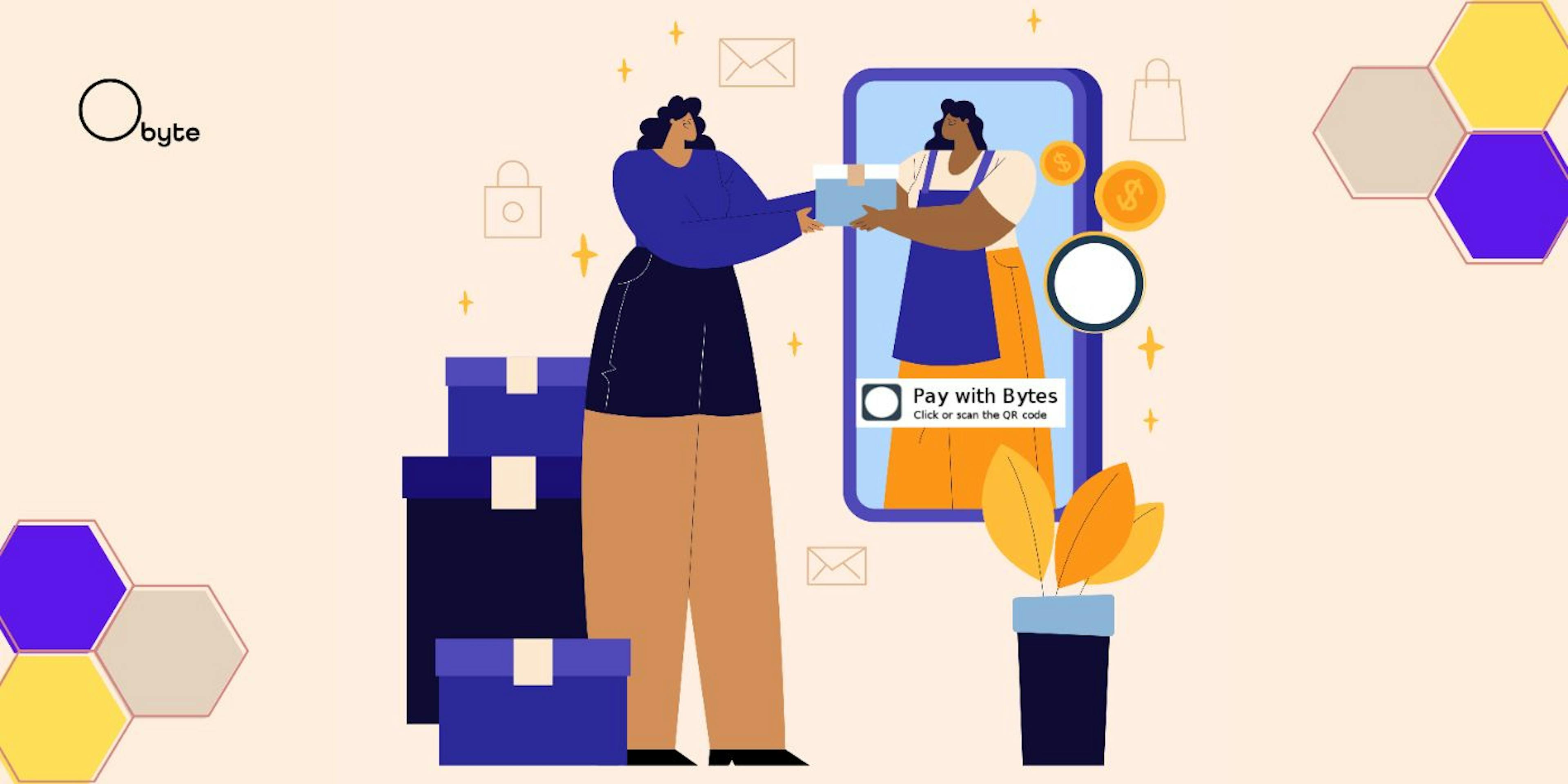 featured image - Obyte for Merchants: Exploring Wallet Use Cases and Other GBYTE Benefits 