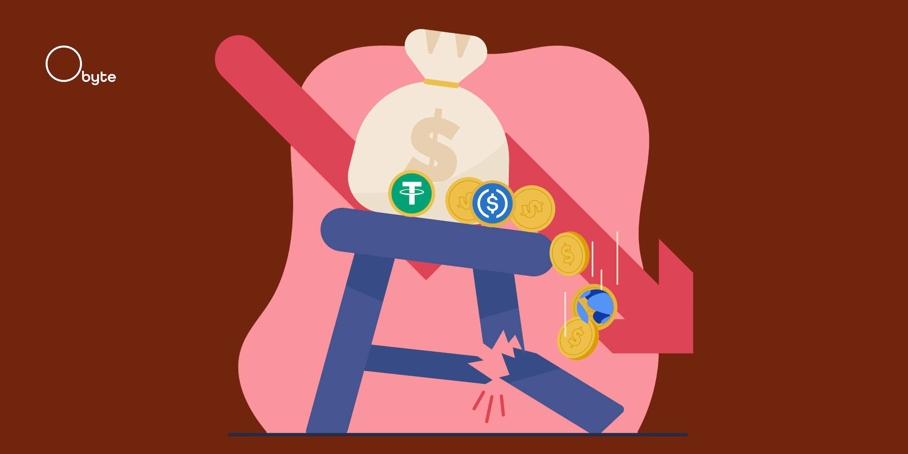 featured image - Are Top Stablecoins Fallible? - They’ve Crashed in the Past