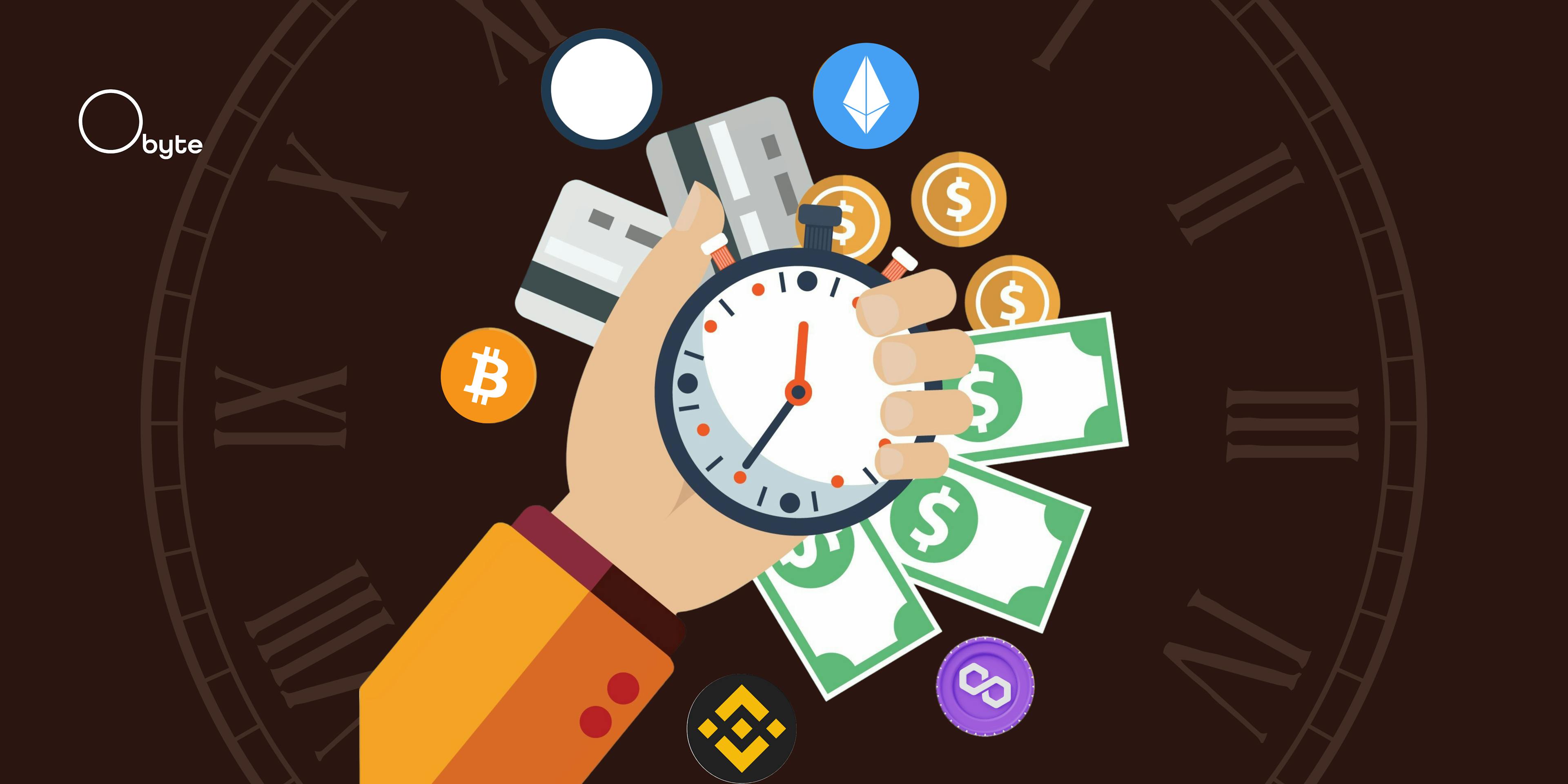 featured image - Educational Byte: Time in a Chain, or How Long Your Crypto Transaction Takes