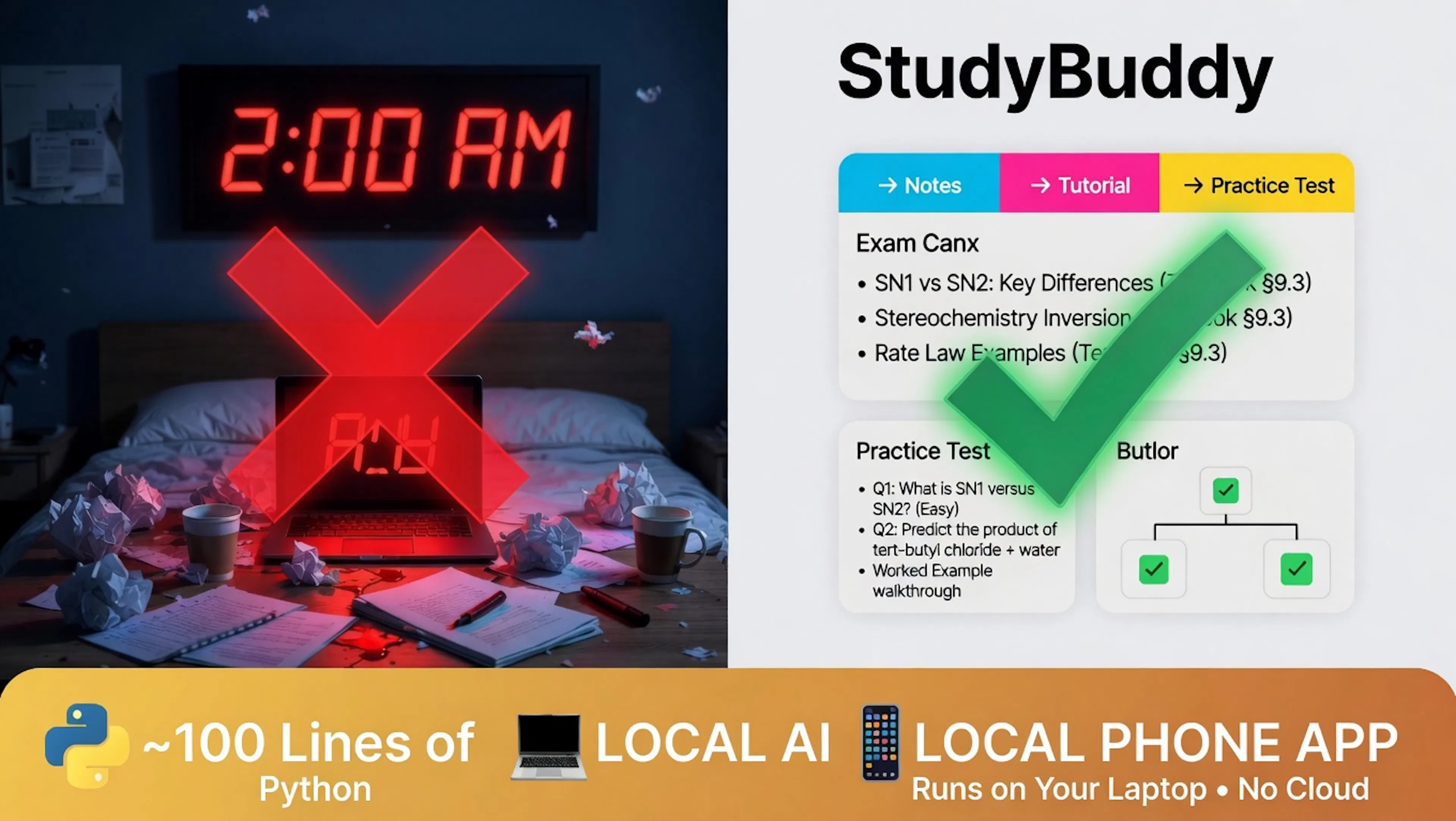 featured image - How I Built an AI Study Buddy That Generates Notes, Tutorials, and Self-Validated Tests