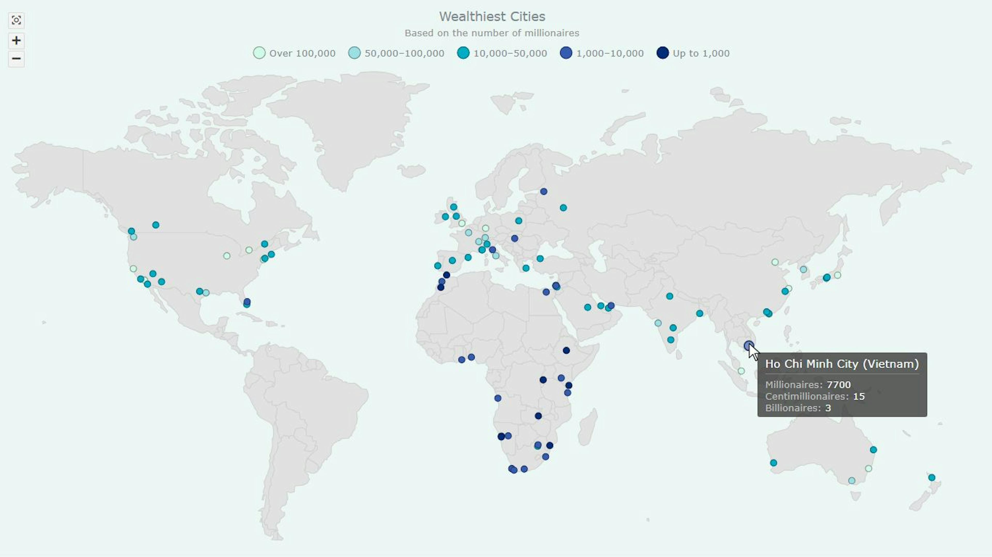 JavaScript Point Map