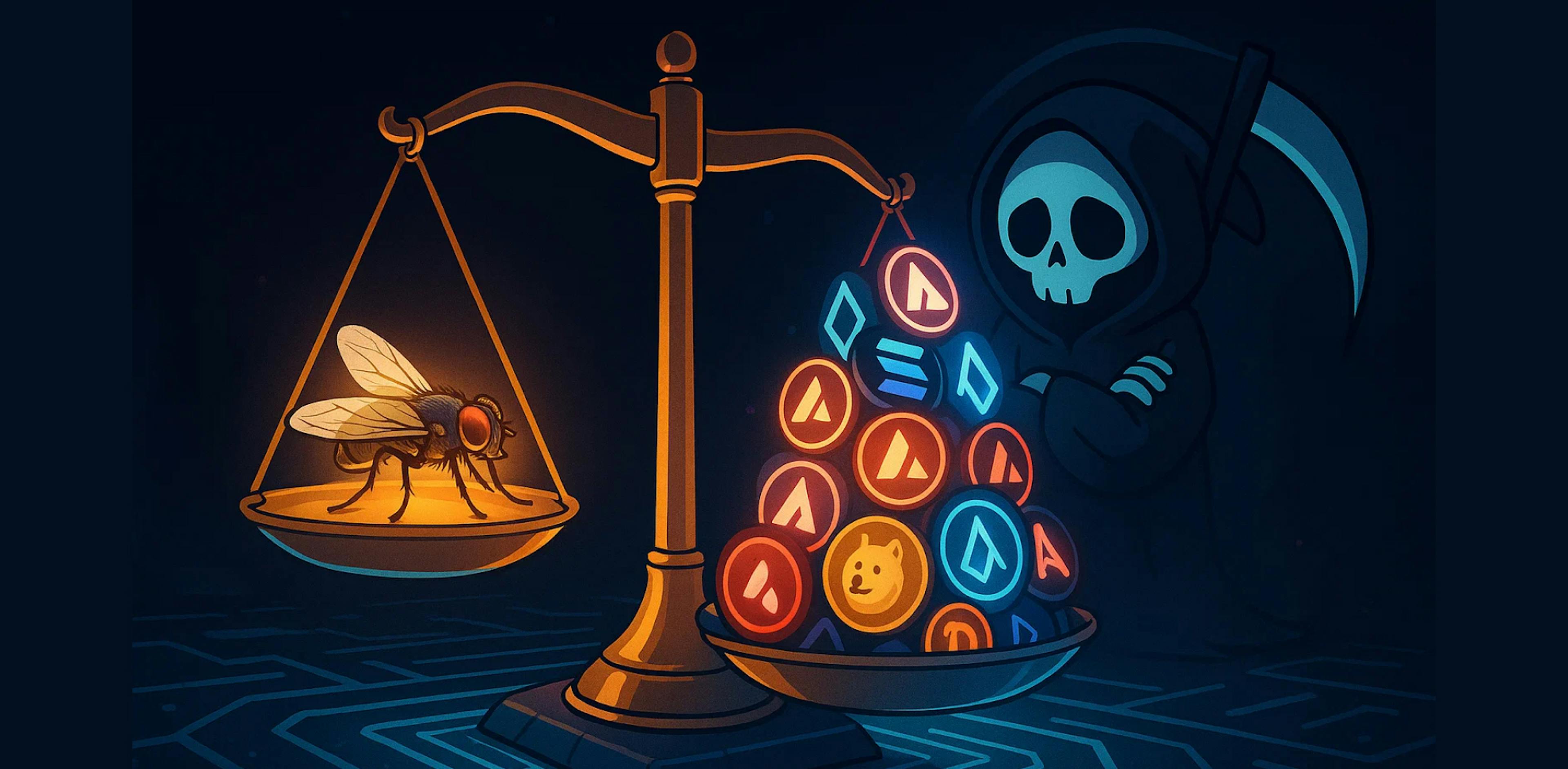 featured image - Flies Are More Valuable Than 99.9% of All Cryptocurrencies on the Market: Here’s Why