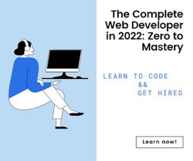 featured image - Revisión del curso: el desarrollador web completo en 2022: de cero a la maestría