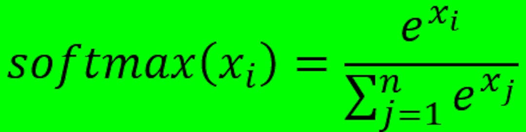 Softmax-Aktivierungsdefinition