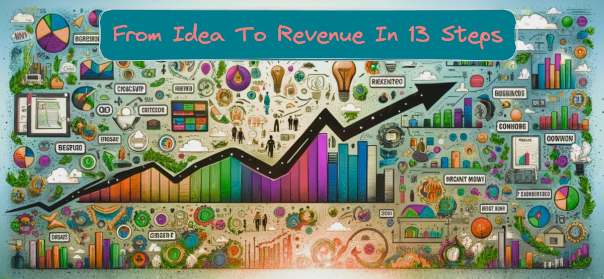 featured image - How I Go From Idea to Revenue in 13 Steps