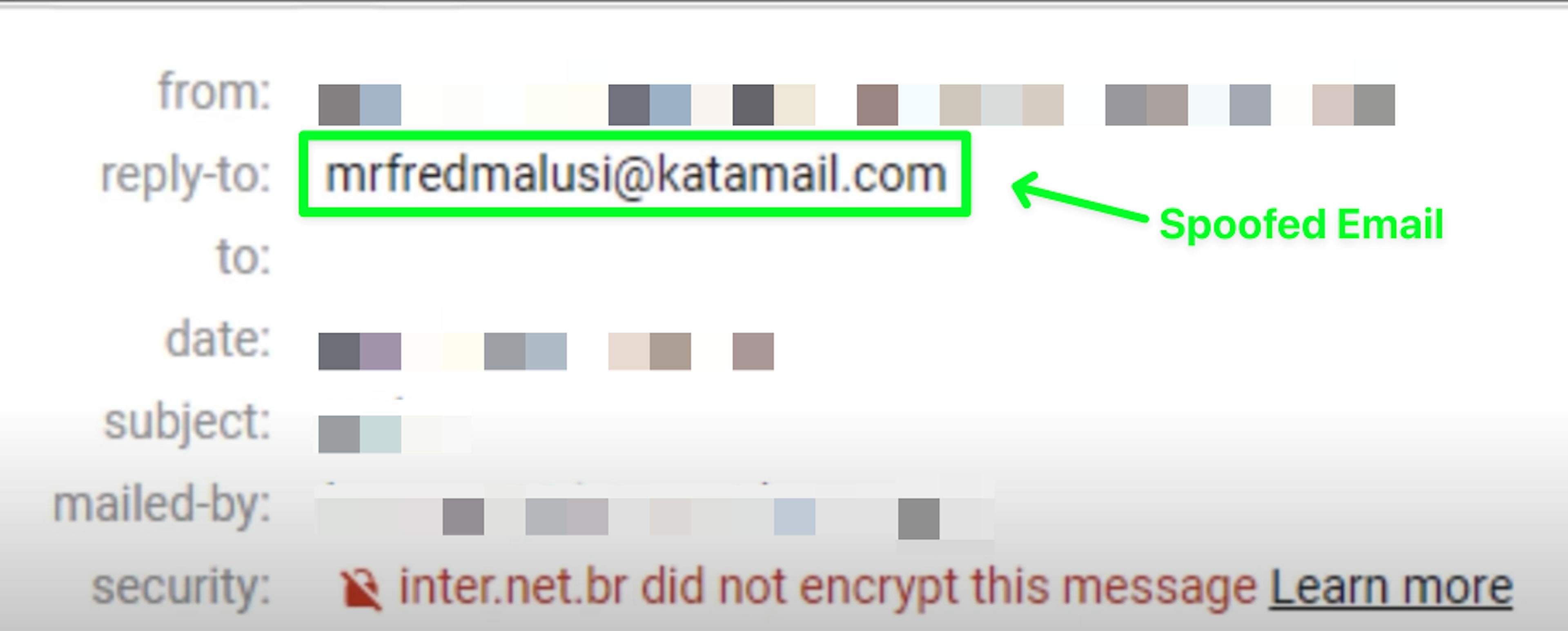 Não é fácil identificar um e-mail falsificado. A pessoa soa como faria normalmente?