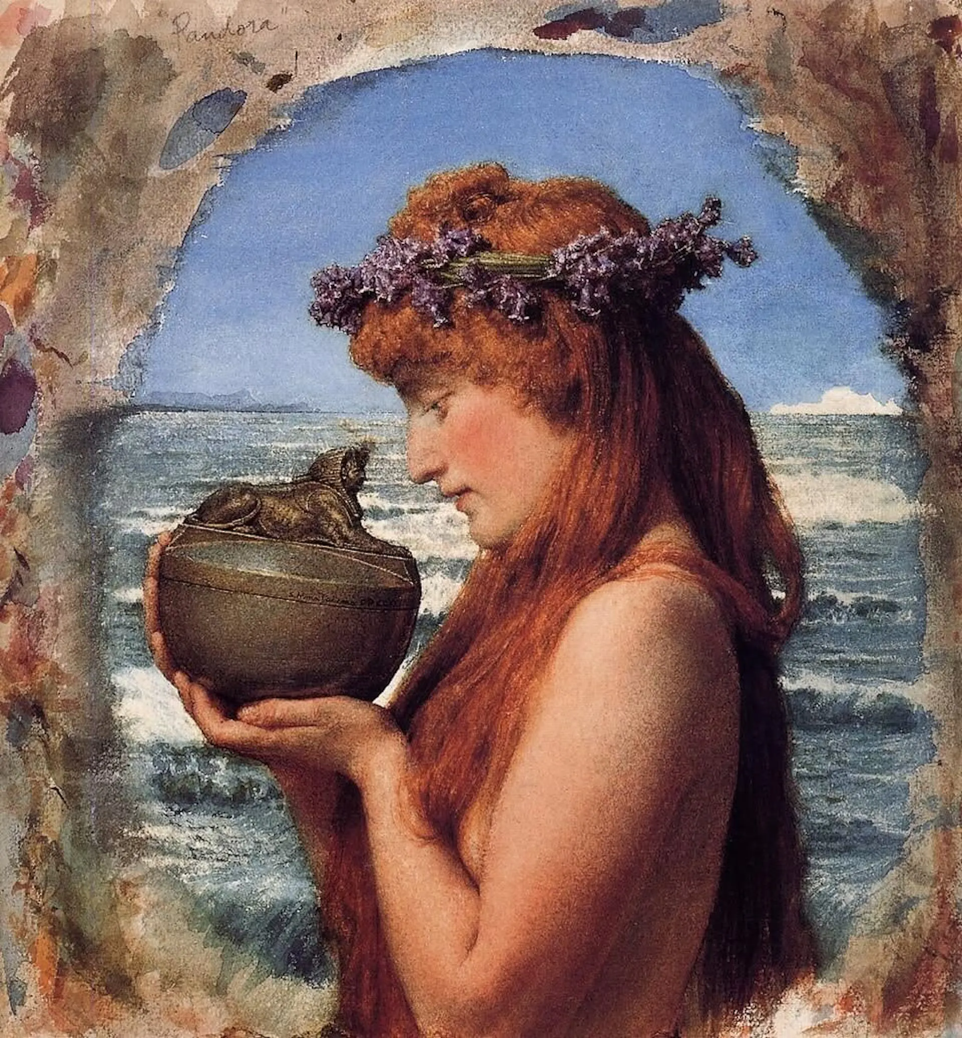 "Pandora" by Lawrence Alma-Tadema, 1881